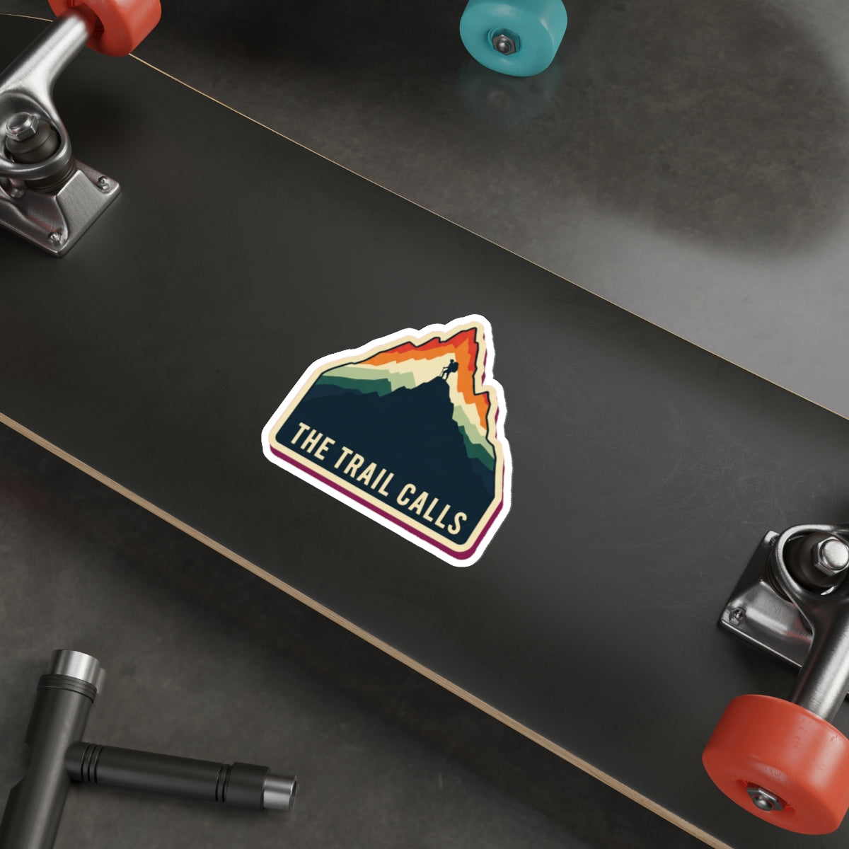 Vintage National Park Hiking Sticker | Trail Life Die-Cut Water Bottle Decal