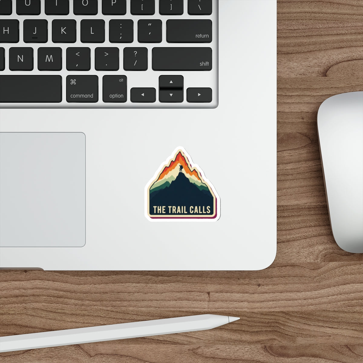 Vintage National Park Hiking Sticker | Trail Life Die-Cut Water Bottle Decal
