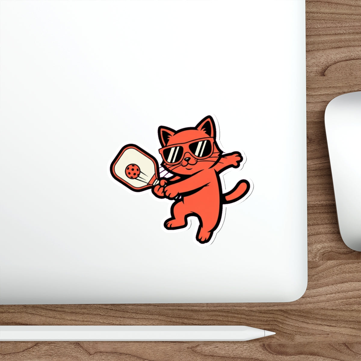 Pickleball Cat Ladies Die-Cut Sticker | Funny Cat Paddle Decal