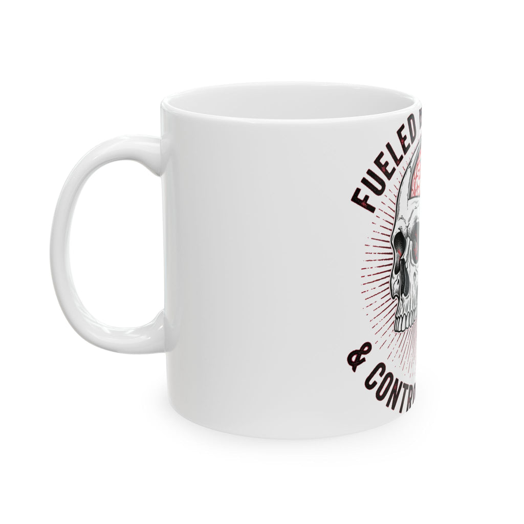 Anatomical Skull Nurse Coffee Mug | Dark Medical Humor Gift for Nurses