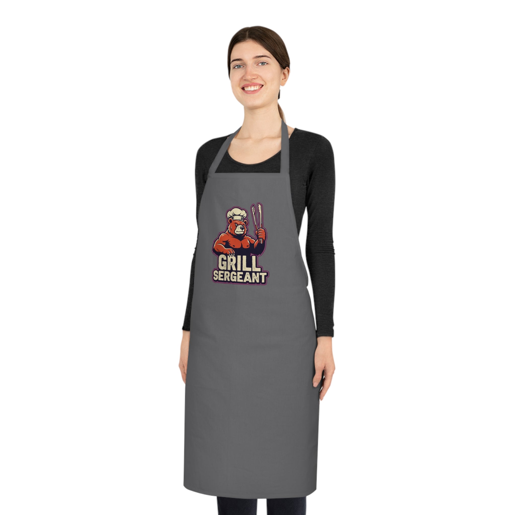 Funny BBQ Dad Grill Master Apron | Retro Vector Design Cooking Gift