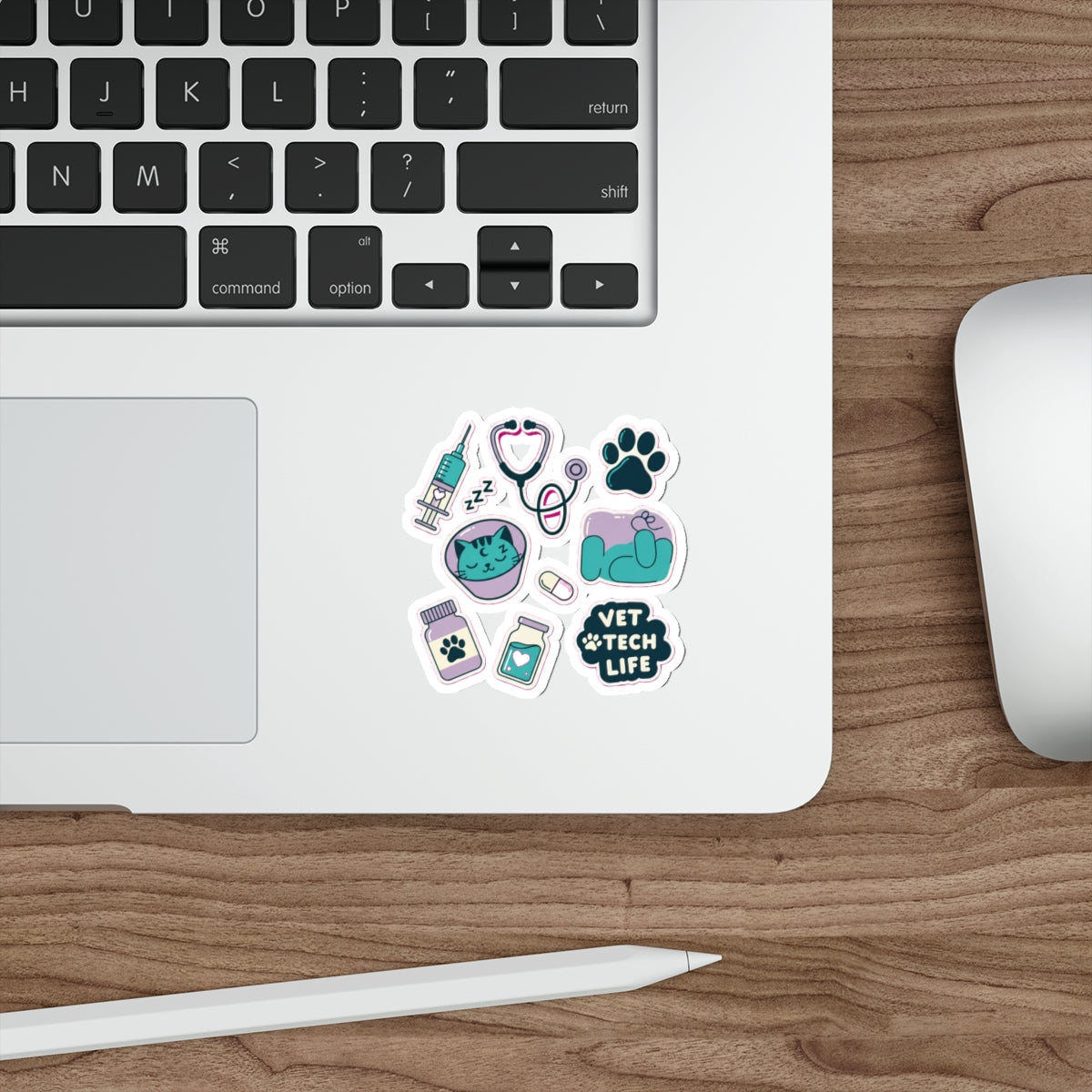 Vet Tech Sticker Pack | Kawaii Veterinary Professional Die-Cut Stickers