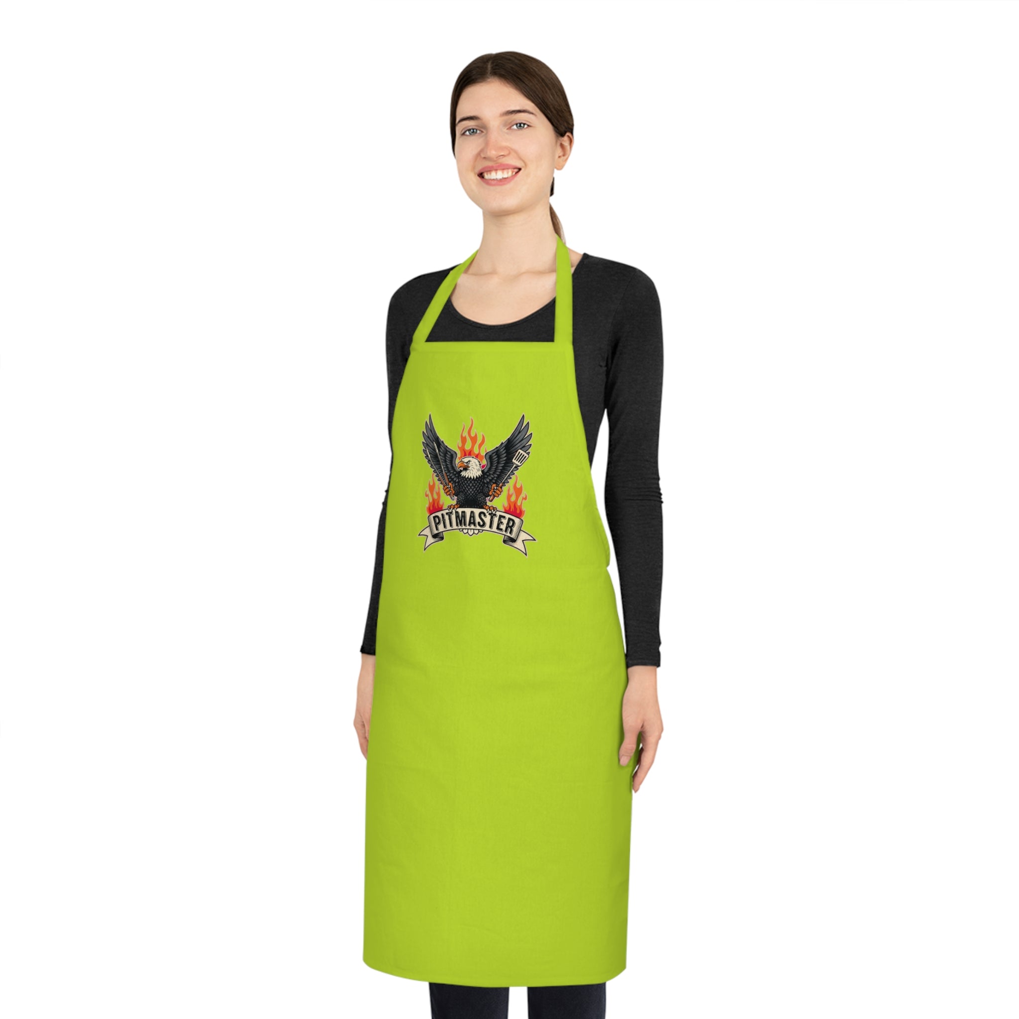 BBQ Pitmaster Dad Apron - Eagle Grill Master Funny Grilling Gift