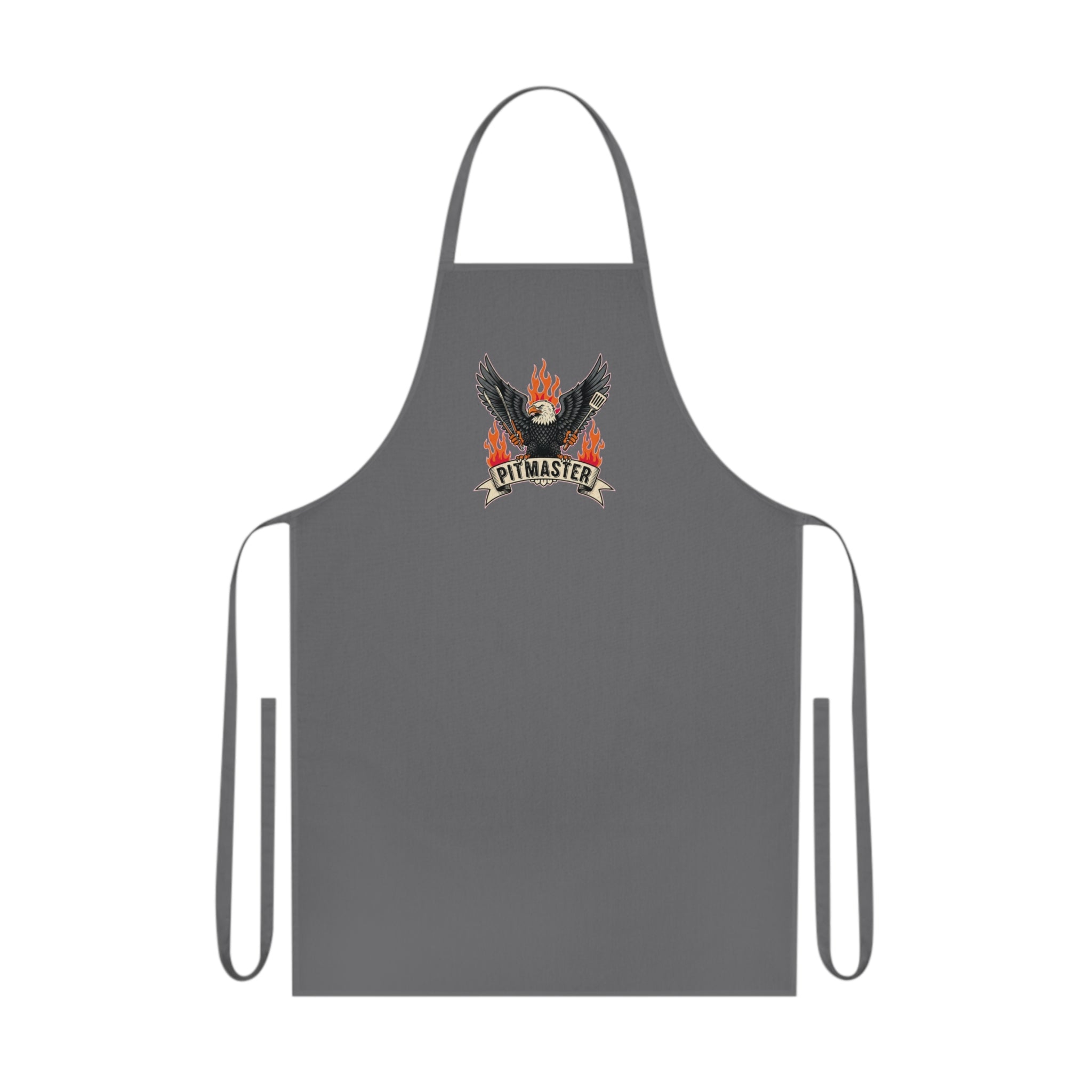 BBQ Pitmaster Dad Apron - Eagle Grill Master Funny Grilling Gift