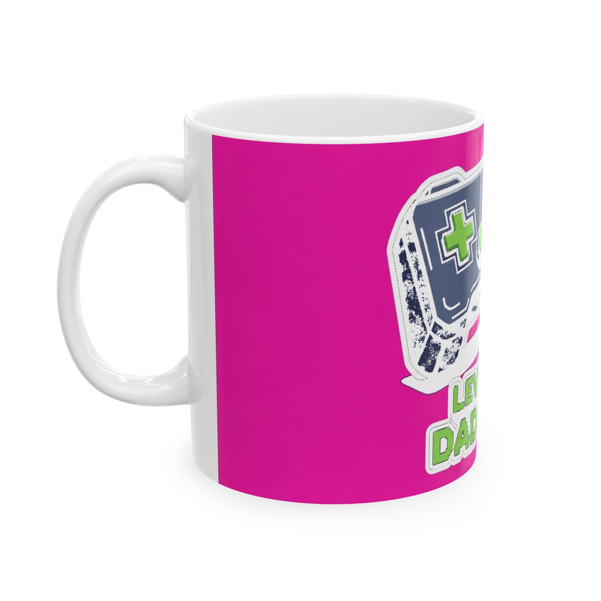Gamer Dad Retro Pixel Art Coffee Mug - Funny Gaming Dad Gift