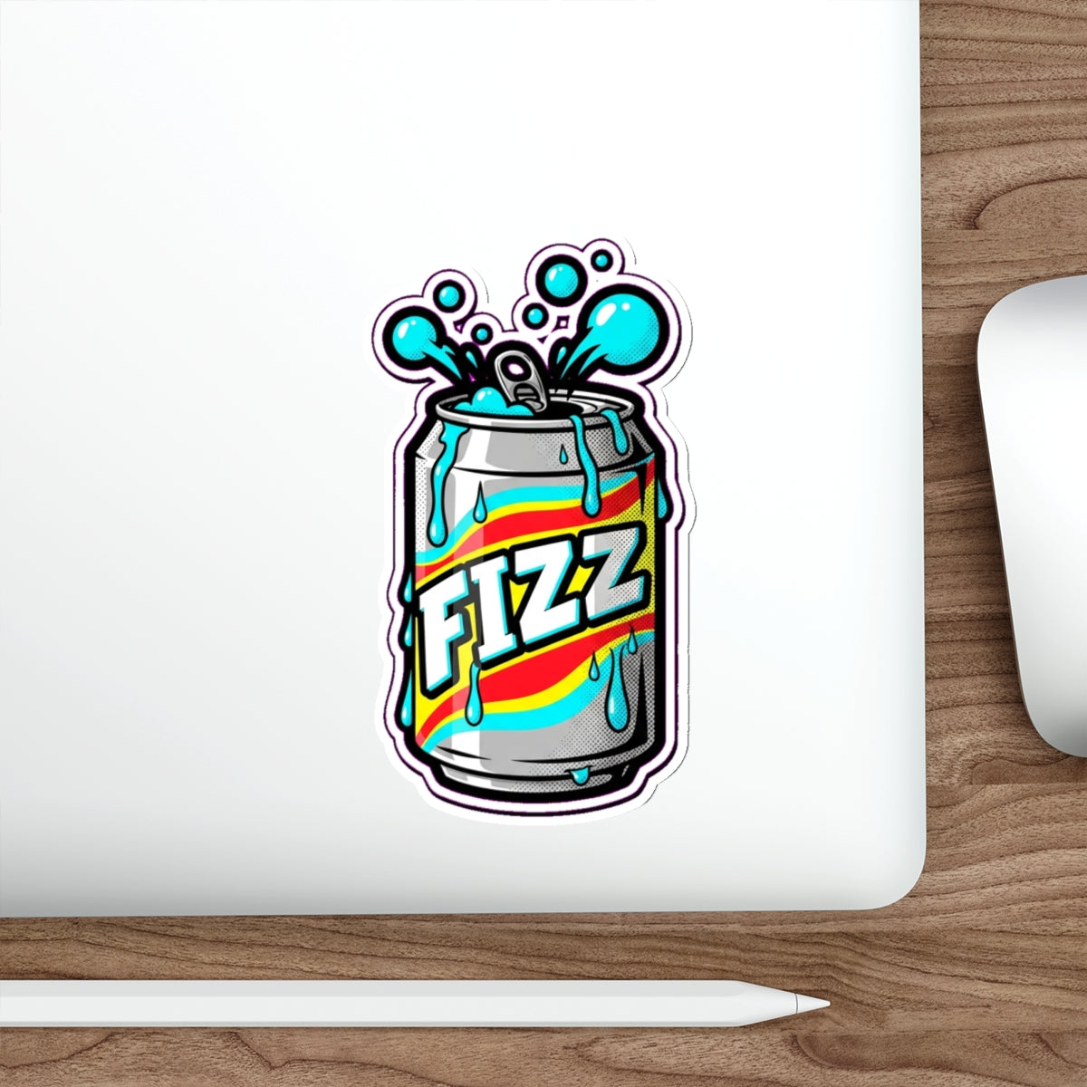 Retro Soda Can Die-Cut Sticker | Fizzy Drink Lover Vintage Cola Sticker