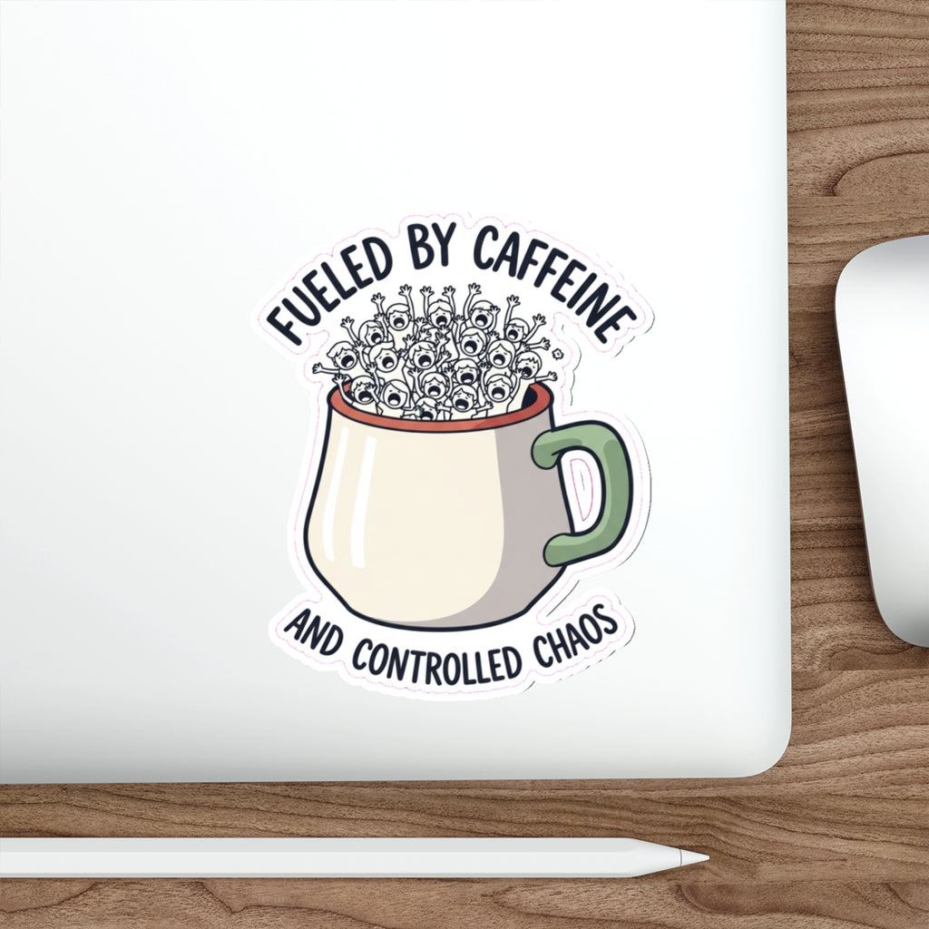 Funny Teacher Sticker - Screaming Students Coffee Mug Sarcastic Classroom Decal