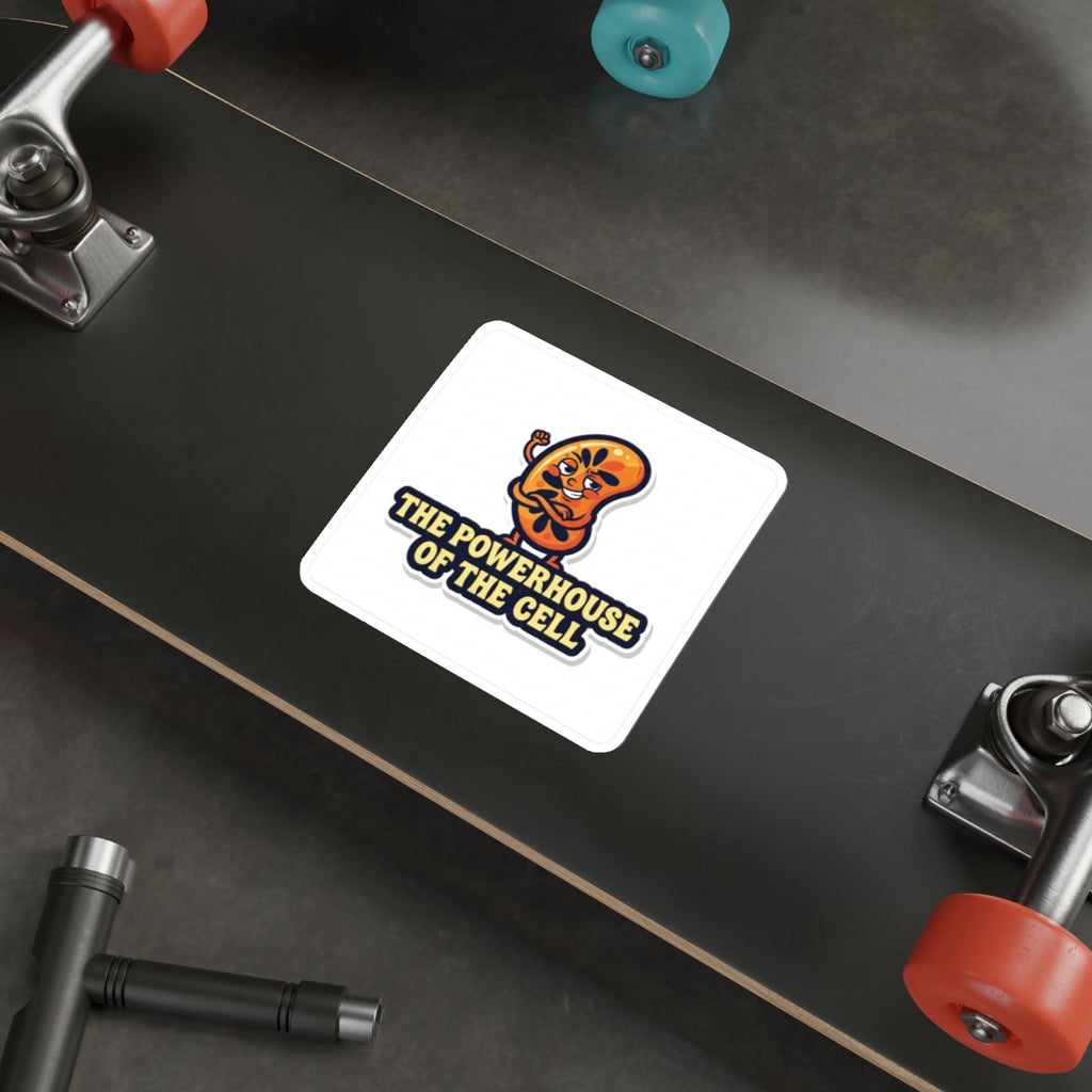 Funny Mitochondria Die-Cut Sticker | Biology Teacher Gift | Science Humor