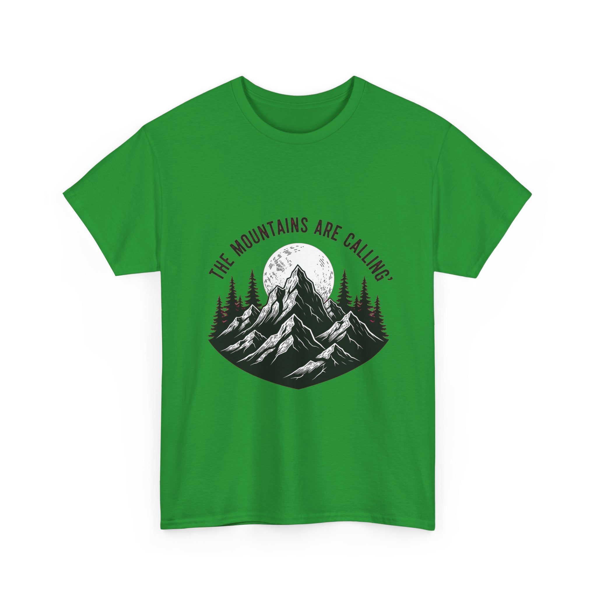Gothic Mountain T-Shirt | Dark Nature Apparel | Woodcut Peak Tee