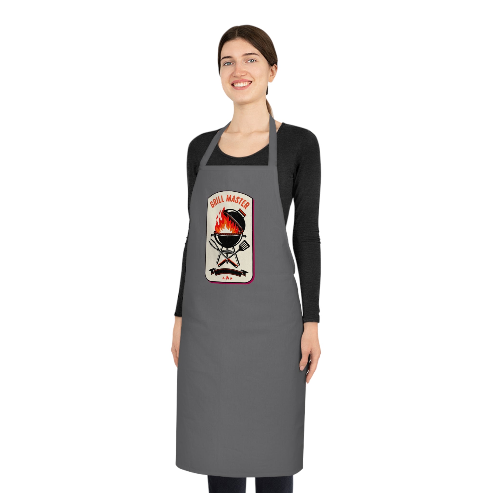 Grill Master Apron Men | Vintage BBQ Apron | Funny Grilling Gift
