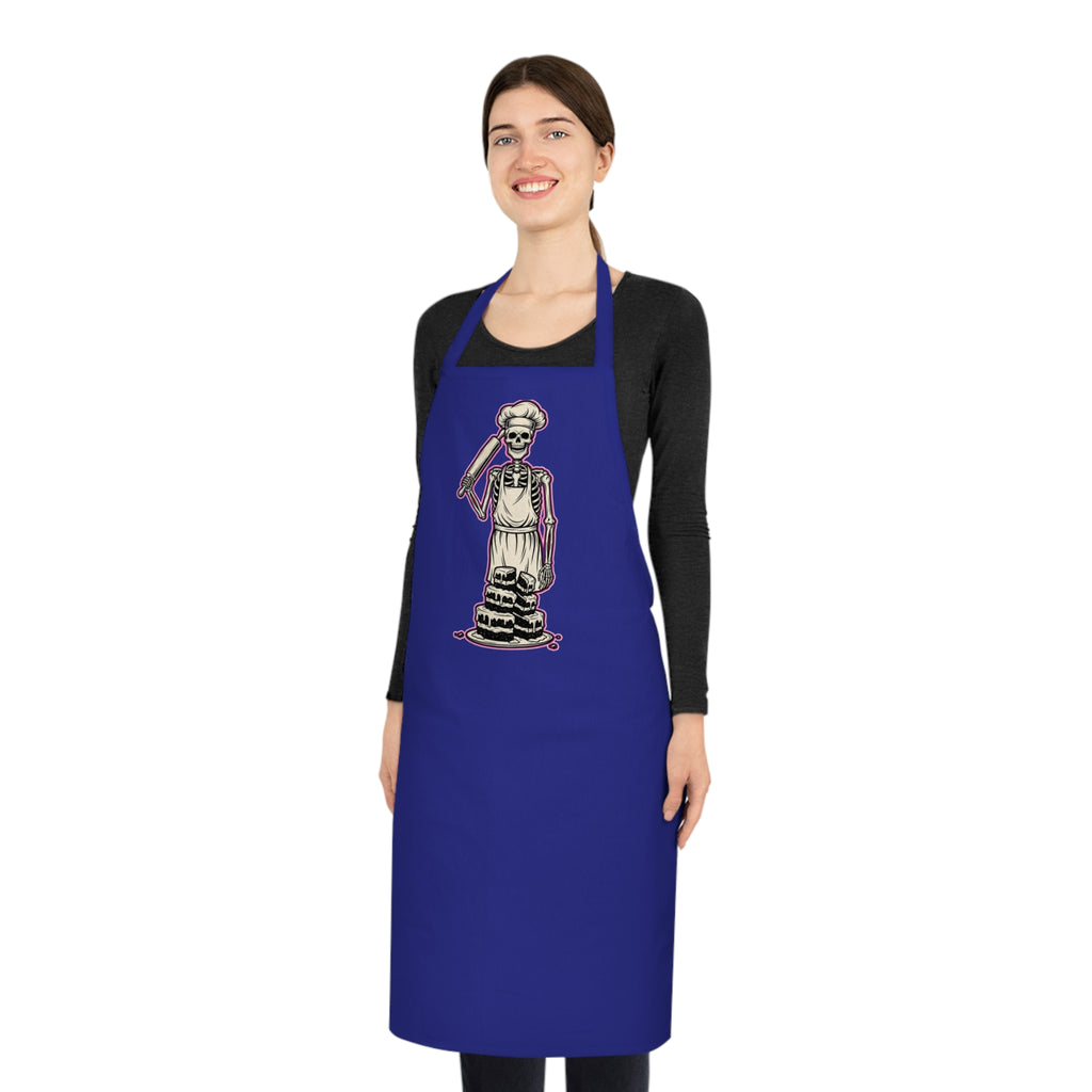 Skeleton Baker Apron | Dark Humor Baking Gift | Funny Kitchen Apron