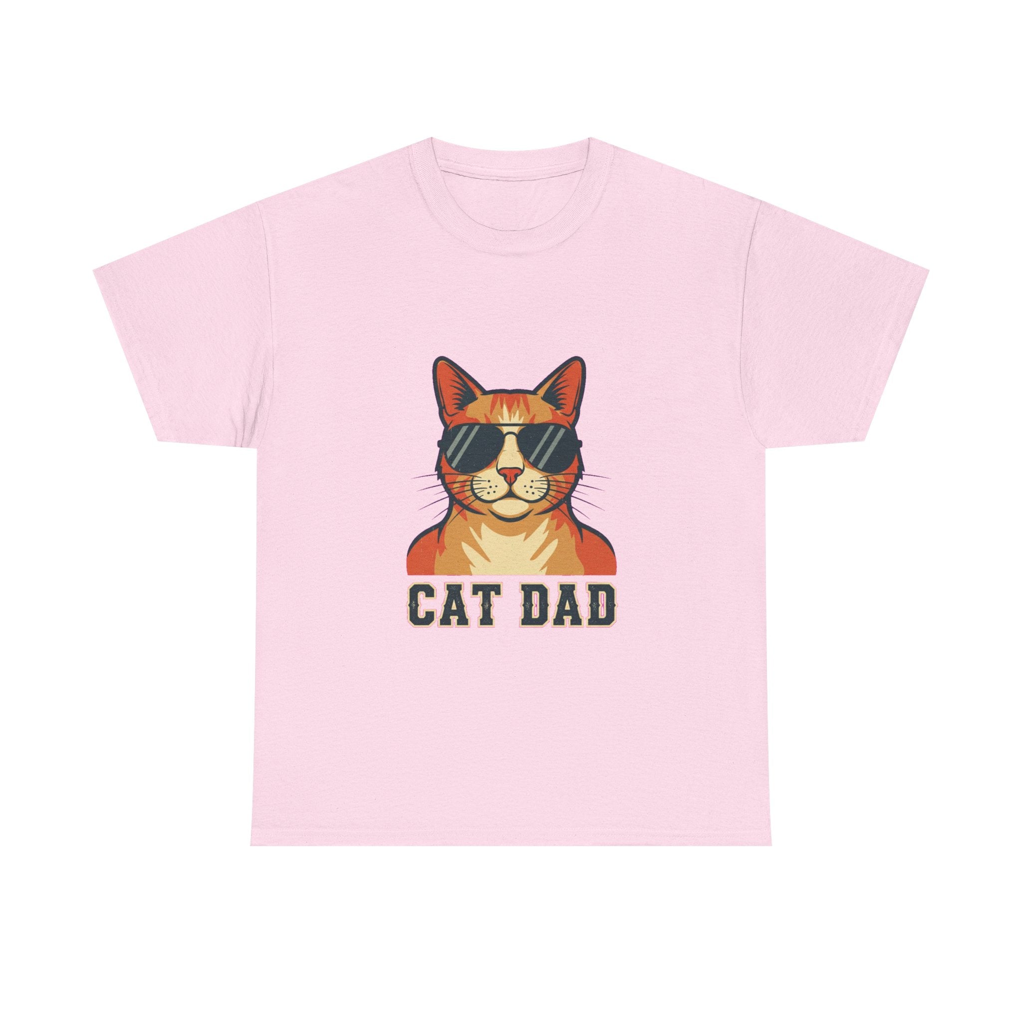 Cat Dad Pride Vintage Aviator T-Shirt | Funny Gift for Cat Dads