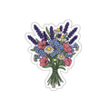 Mental Health Warrior Floral Sticker | Semicolon Anxiety Therapy Decal