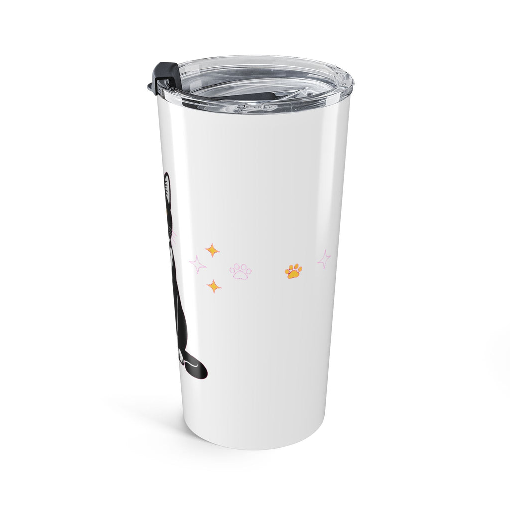 Dapper Tuxedo Cat Tumbler - Black & White Cat Lover Gift