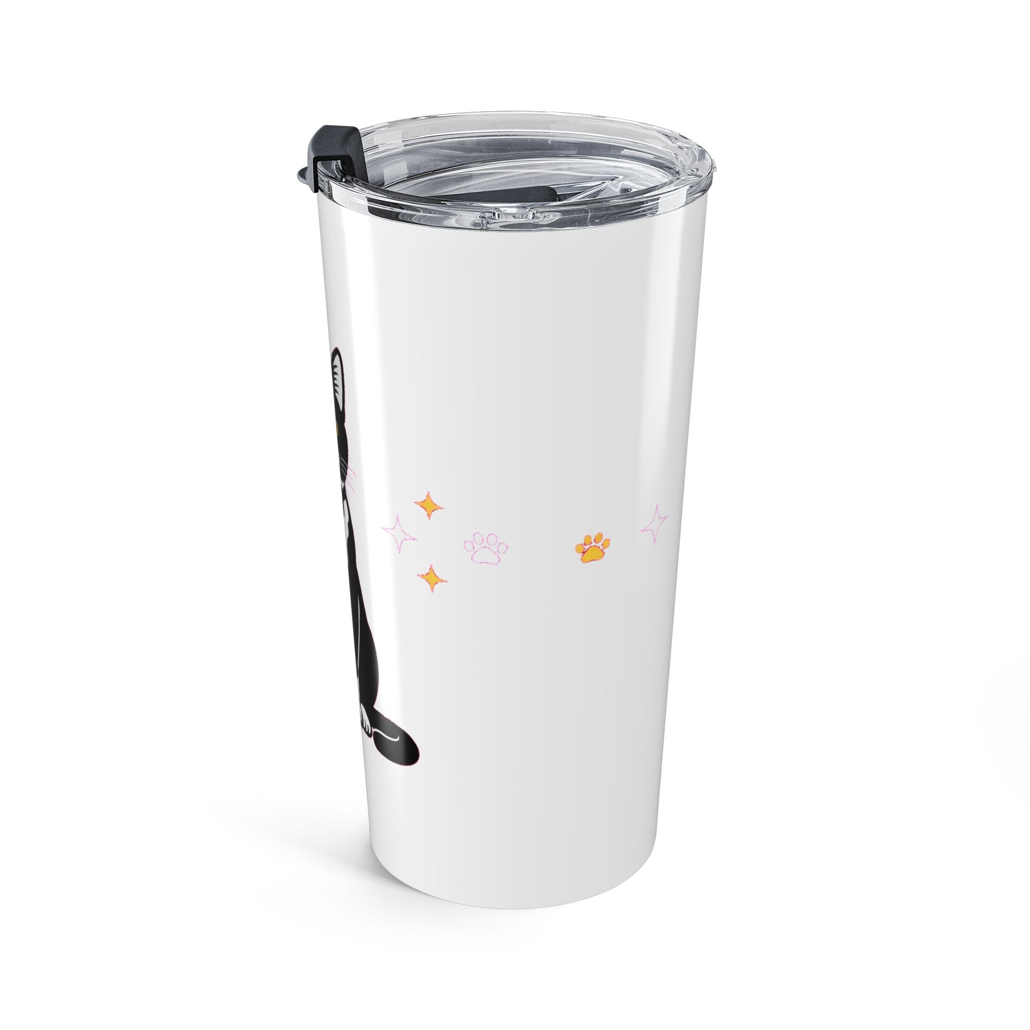 Dapper Tuxedo Cat Tumbler - Black & White Cat Lover Gift