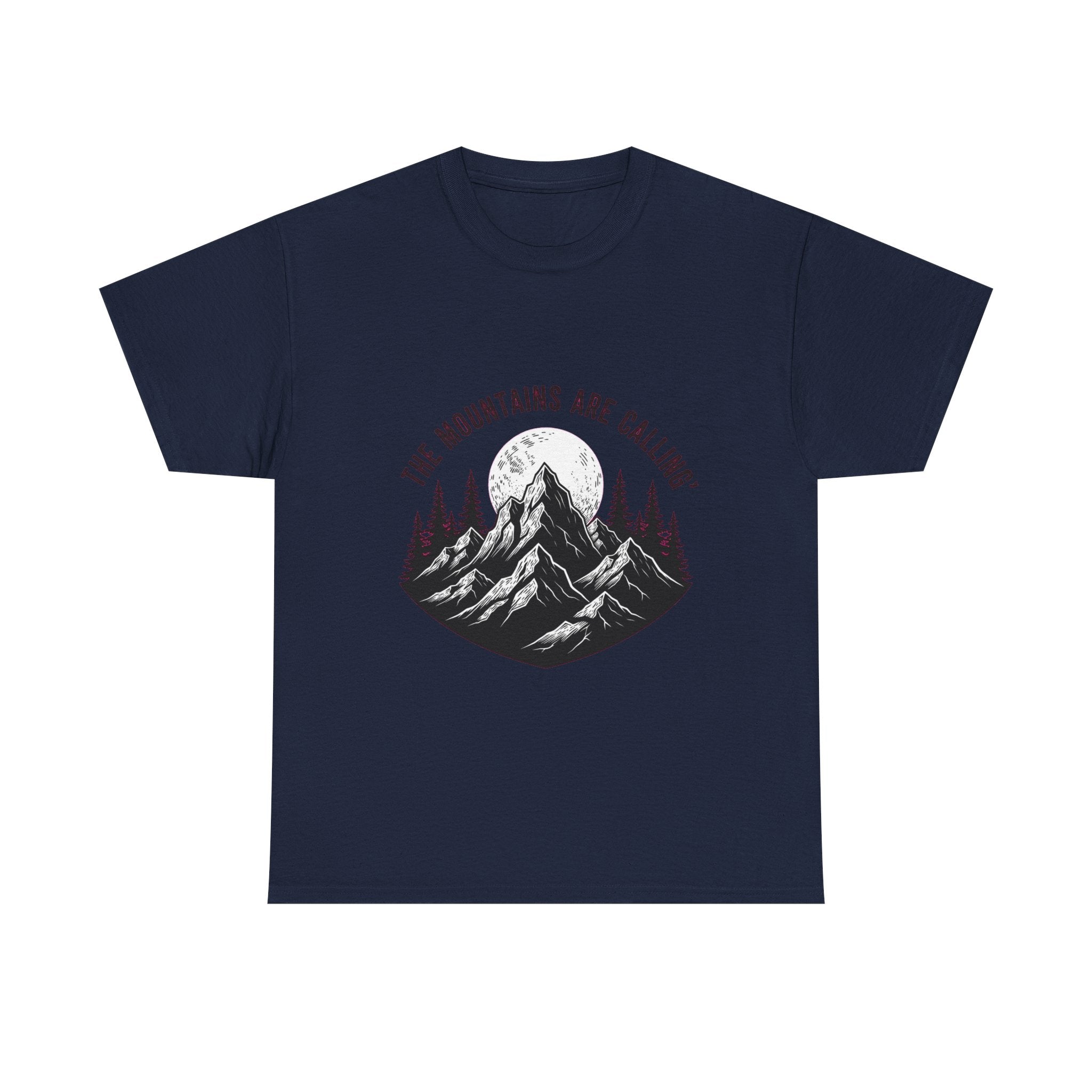 Gothic Mountain T-Shirt | Dark Nature Apparel | Woodcut Peak Tee