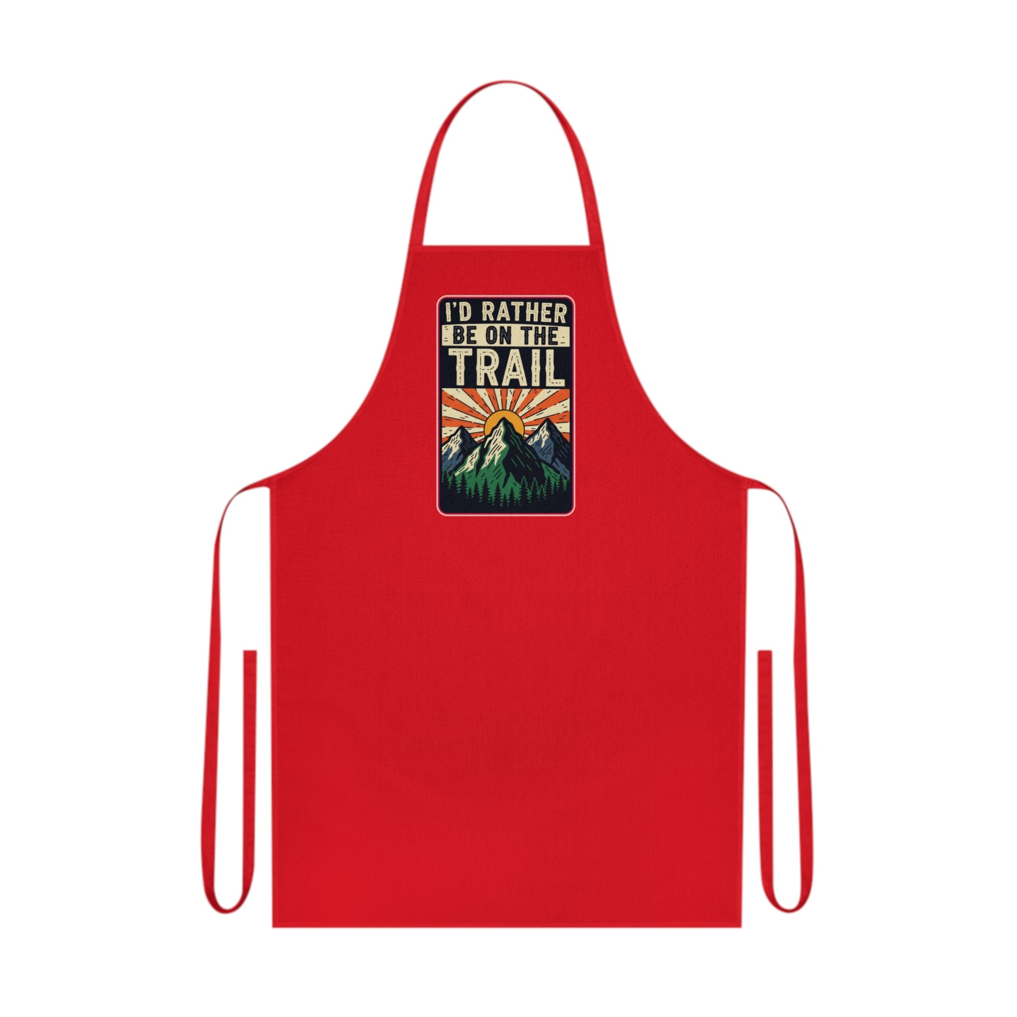 Hiking Apron | Outdoor Adventure Cooking Apron | Campfire Chef Gift