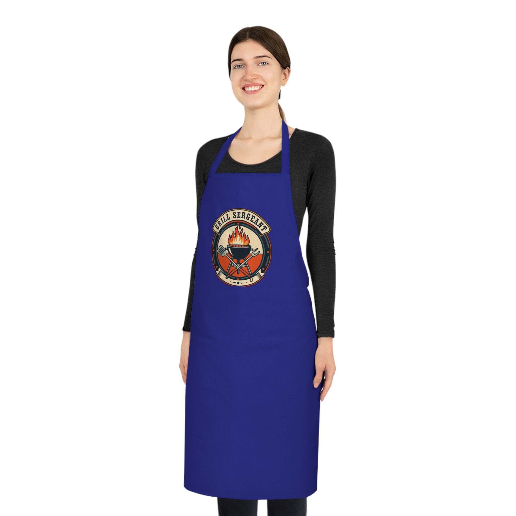 Grill Master Dad BBQ Apron | Vintage Retro Grilling Apron for Men