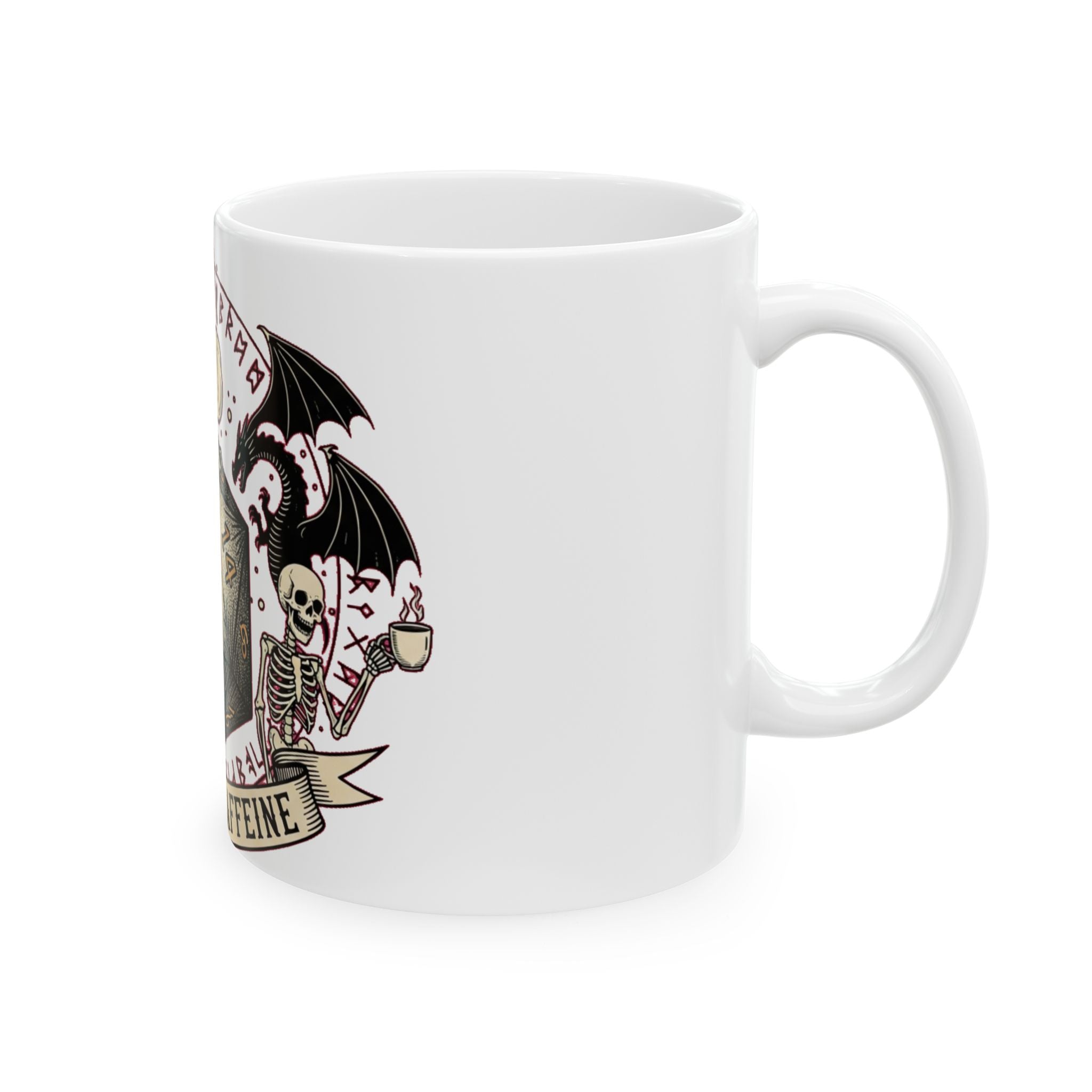 D20 Dungeon Master Coffee Mug | DnD Tabletop RPG Gift for Campaign Sessions
