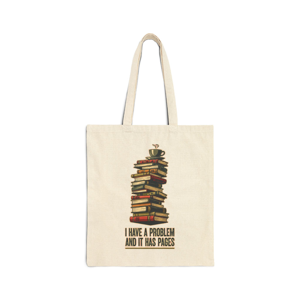 Funny Book Lover Tote Bag | Sarcastic Bookworm Gift | Dark Humor Reader Bag