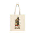 Funny Book Lover Tote Bag | Sarcastic Bookworm Gift | Dark Humor Reader Bag