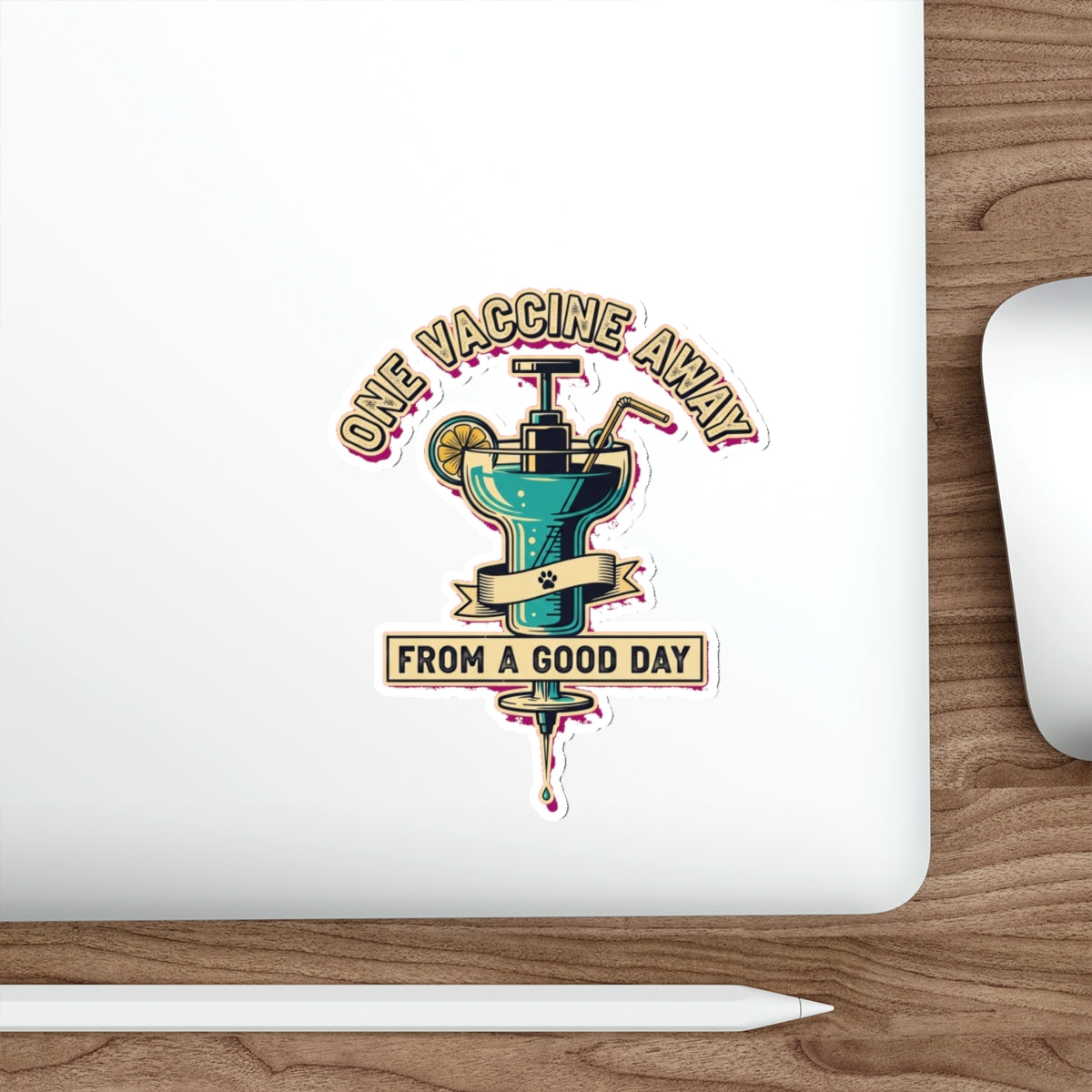 Funny Vet Tech Sticker | Dark Humor Veterinary Nurse Gift | Die-Cut Decal