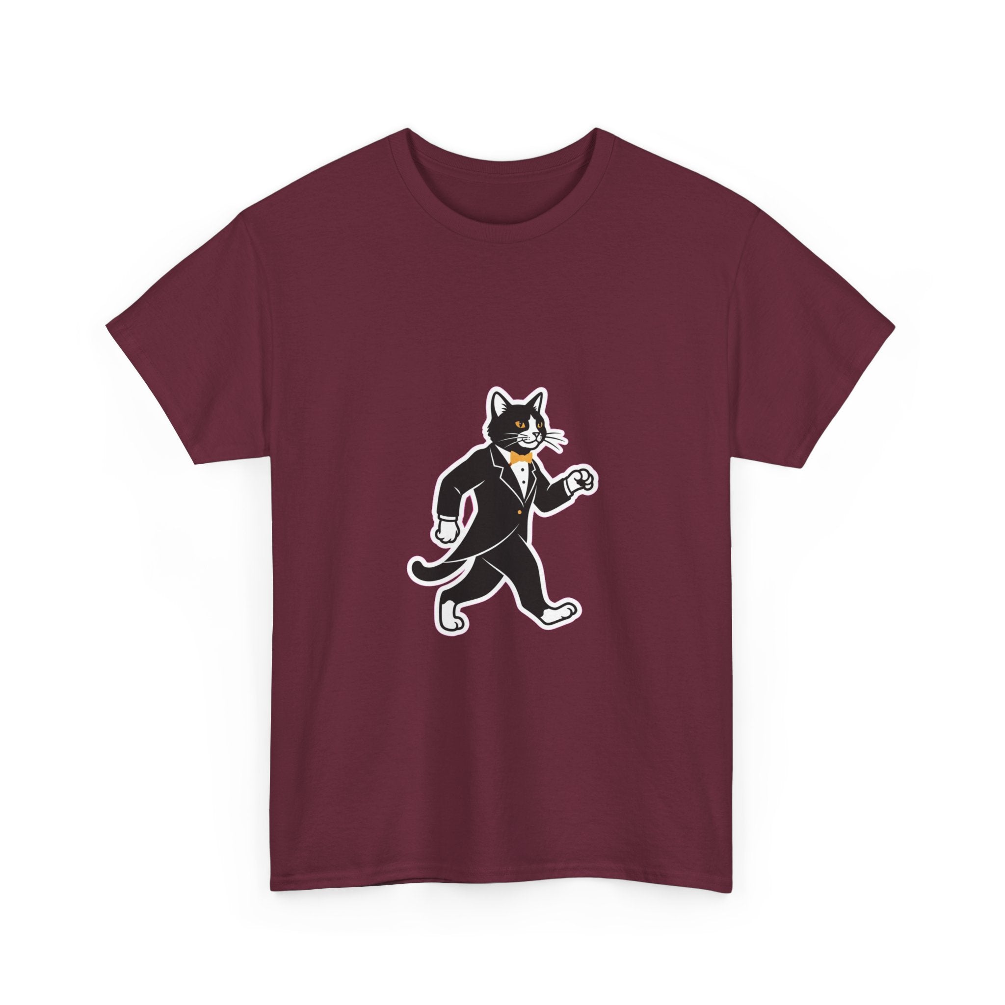 Tuxedo Cat Swagger T-Shirt | Funny Black & White Cat Art Tee for Cat Lovers