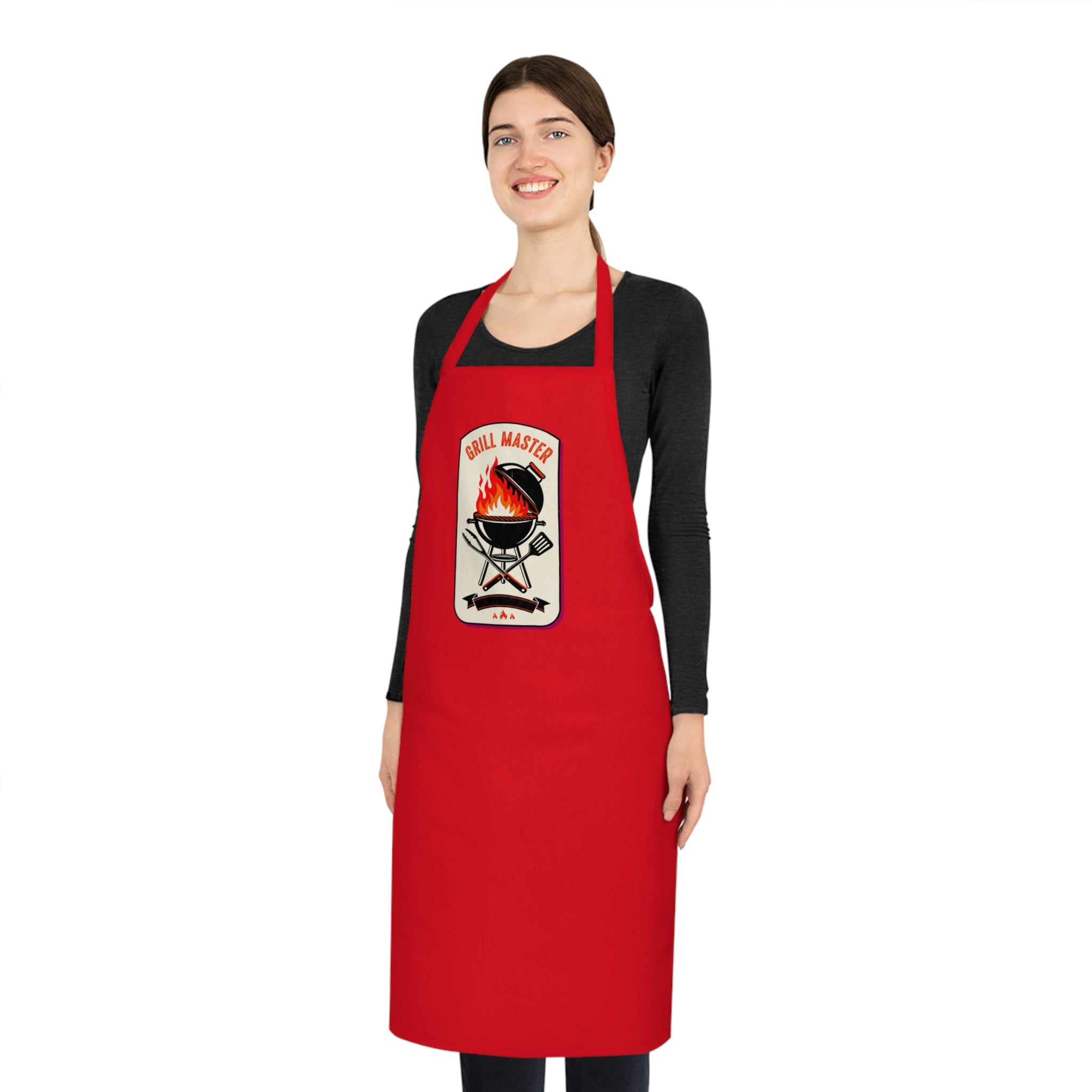 Grill Master Apron Men | Vintage BBQ Apron | Funny Grilling Gift