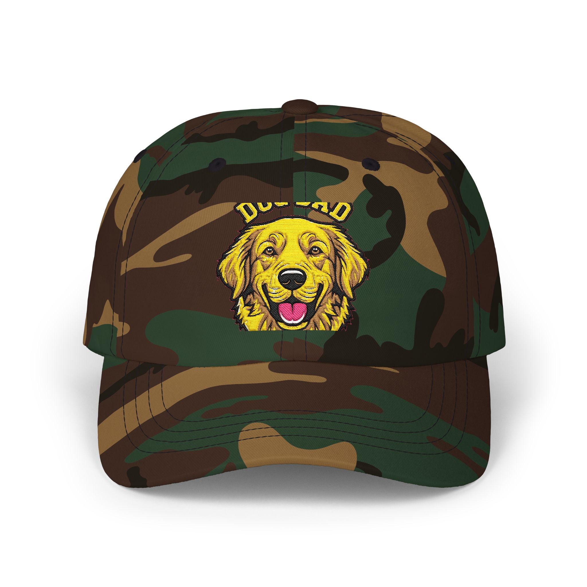 Golden Retriever Dad Hat - Dog Dad Cap with Embroidered Patch