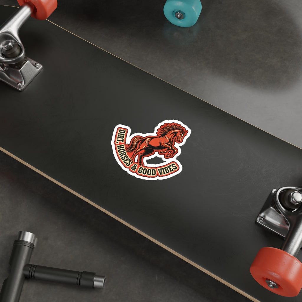 Horse Girl Barn Life Die-Cut Sticker | Vintage Western Equestrian Decal