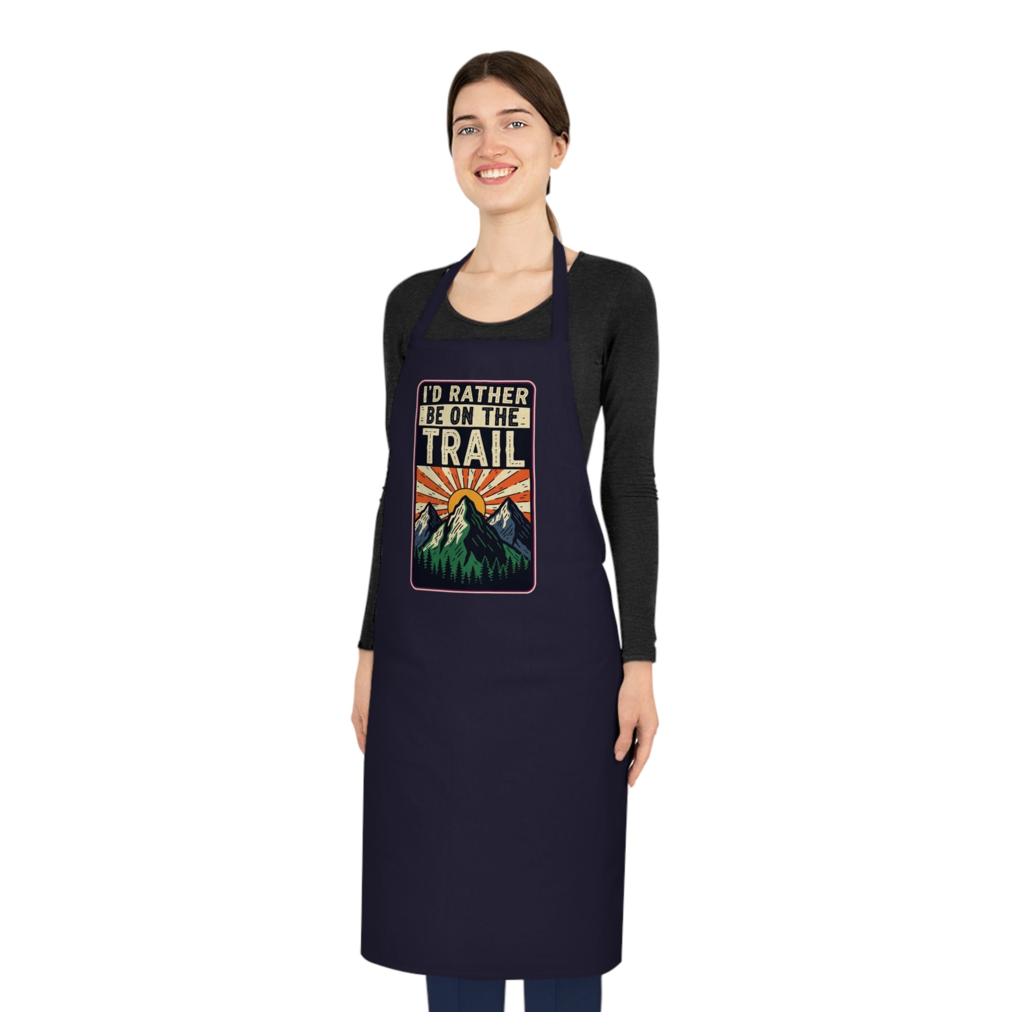 Hiking Apron | Outdoor Adventure Cooking Apron | Campfire Chef Gift
