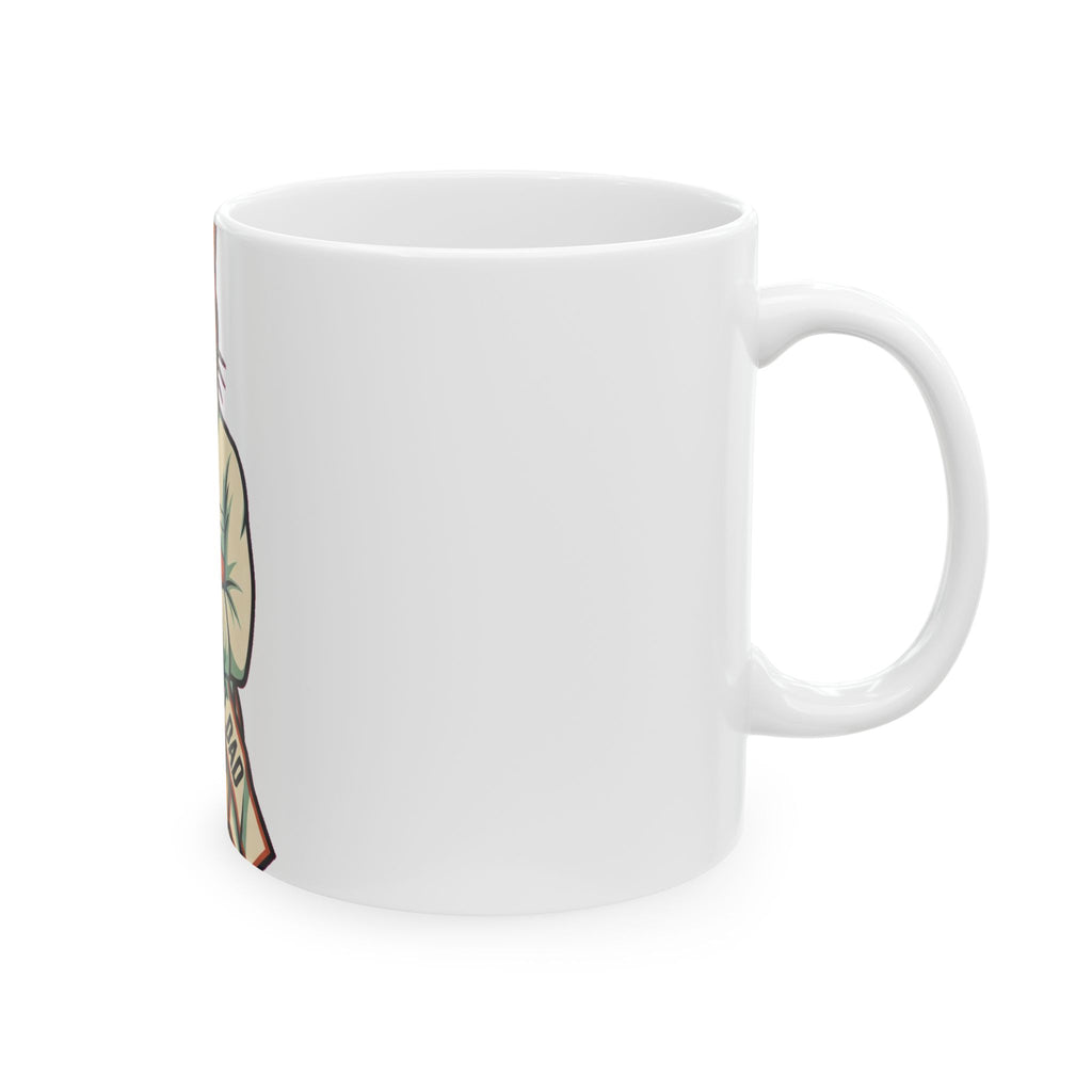 Cat Dad Mug - Funny Ceramic Coffee Cup for Cat Lovers & Proud Cat Dads