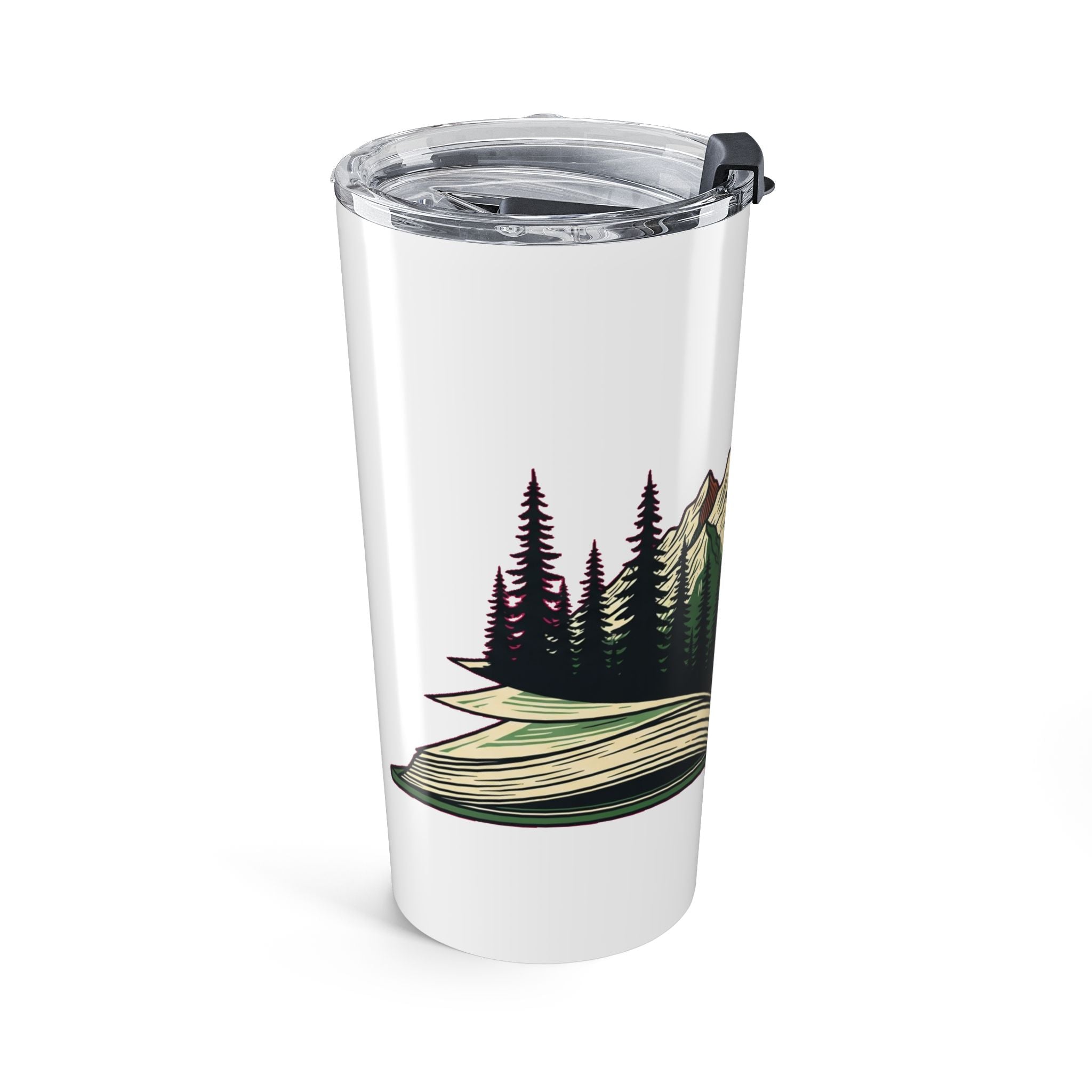 Not All Who Wander Tumbler | Bookish Adventurer Literary Hiker Gift
