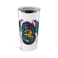 D&D Dragon & D20 Tumbler | Fantasy RPG Coffee Cup | Dungeons Dragons Gift