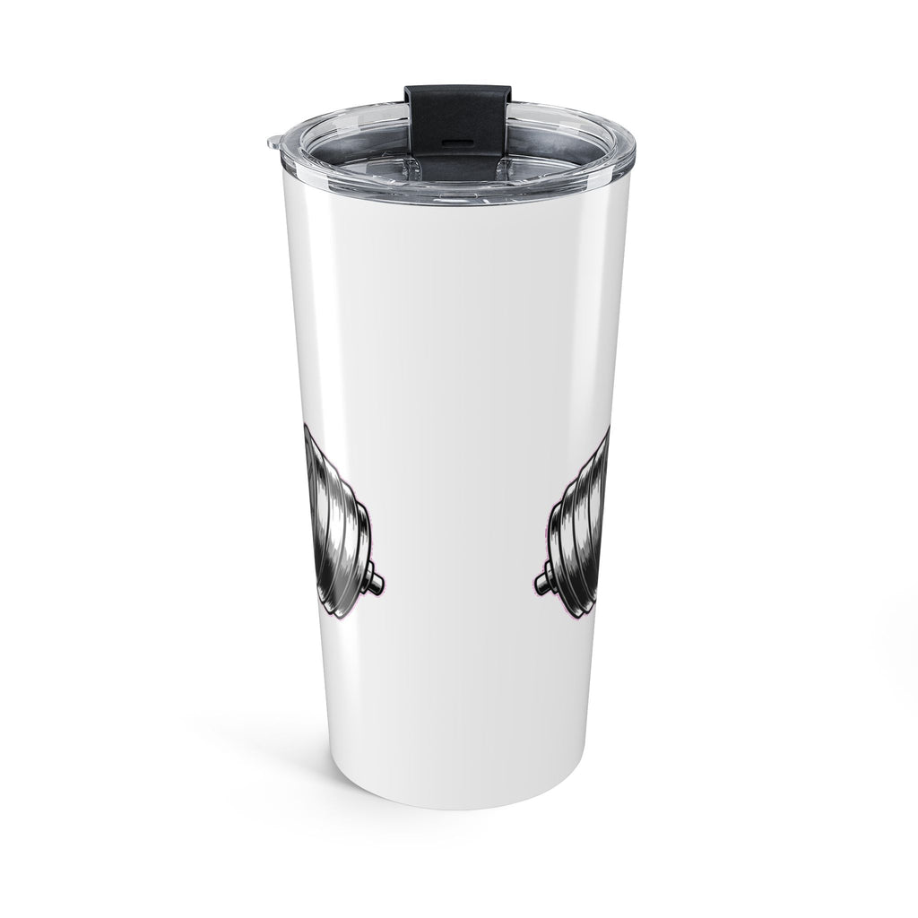 Gym Rat Skull Tumbler | Funny Fitness Gift | Weightlifter Water Bottle