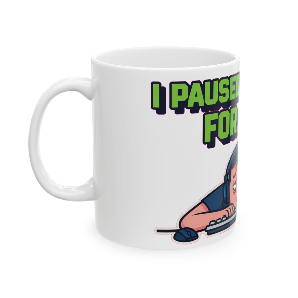 Tired Gamer Coffee Mug | Dead Inside Gaming Humor Cup | PC Gamer Gift