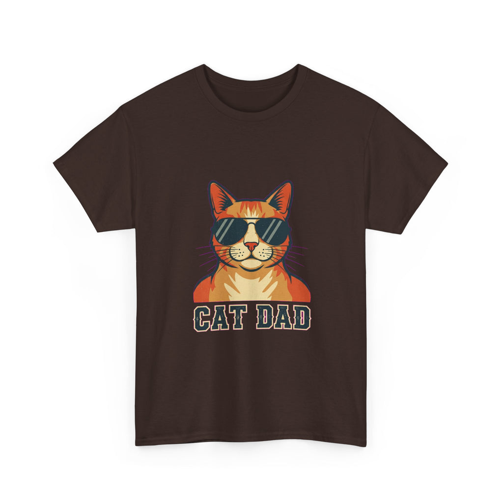 Cat Dad Pride Vintage Aviator T-Shirt | Funny Gift for Cat Dads
