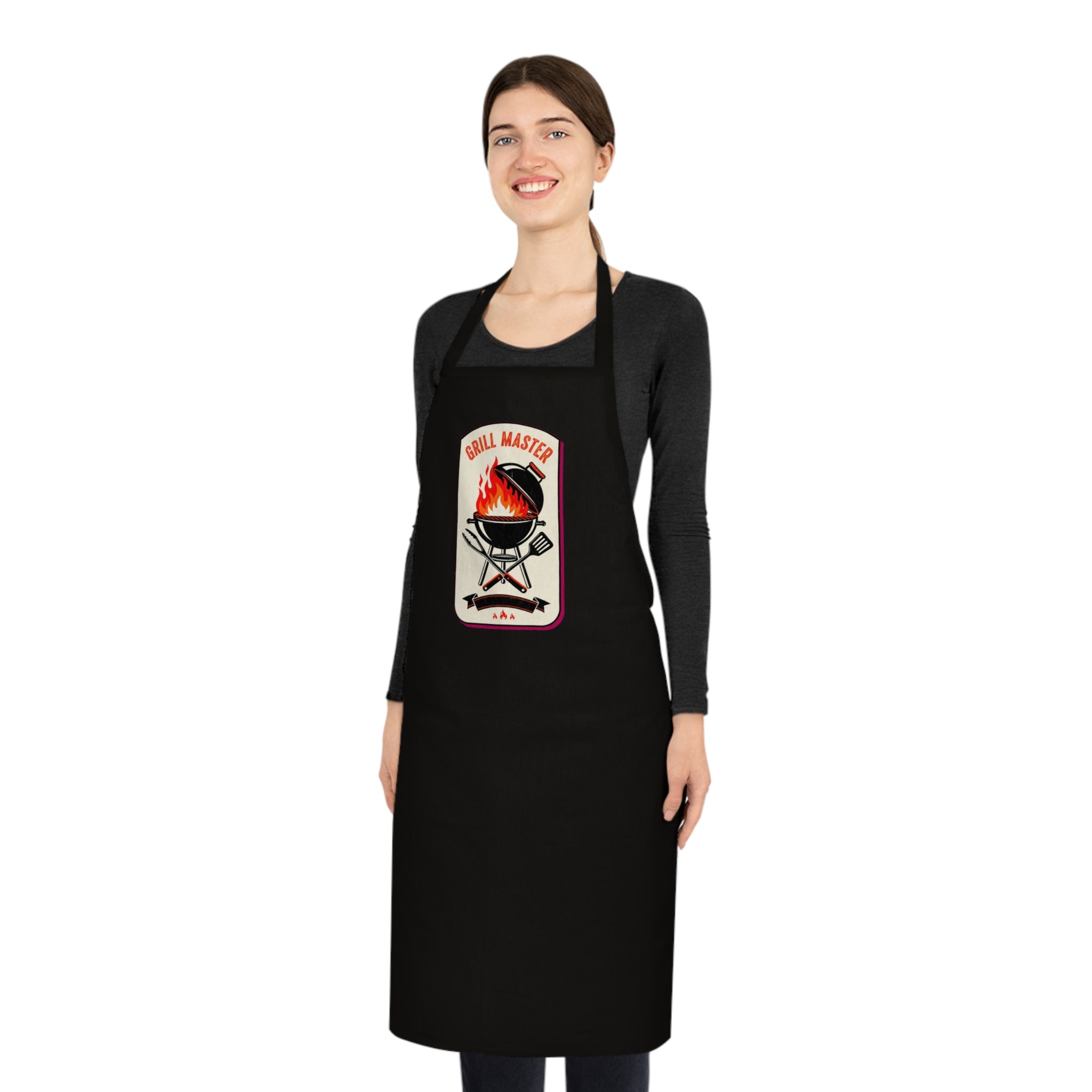 Grill Master Apron Men | Vintage BBQ Apron | Funny Grilling Gift