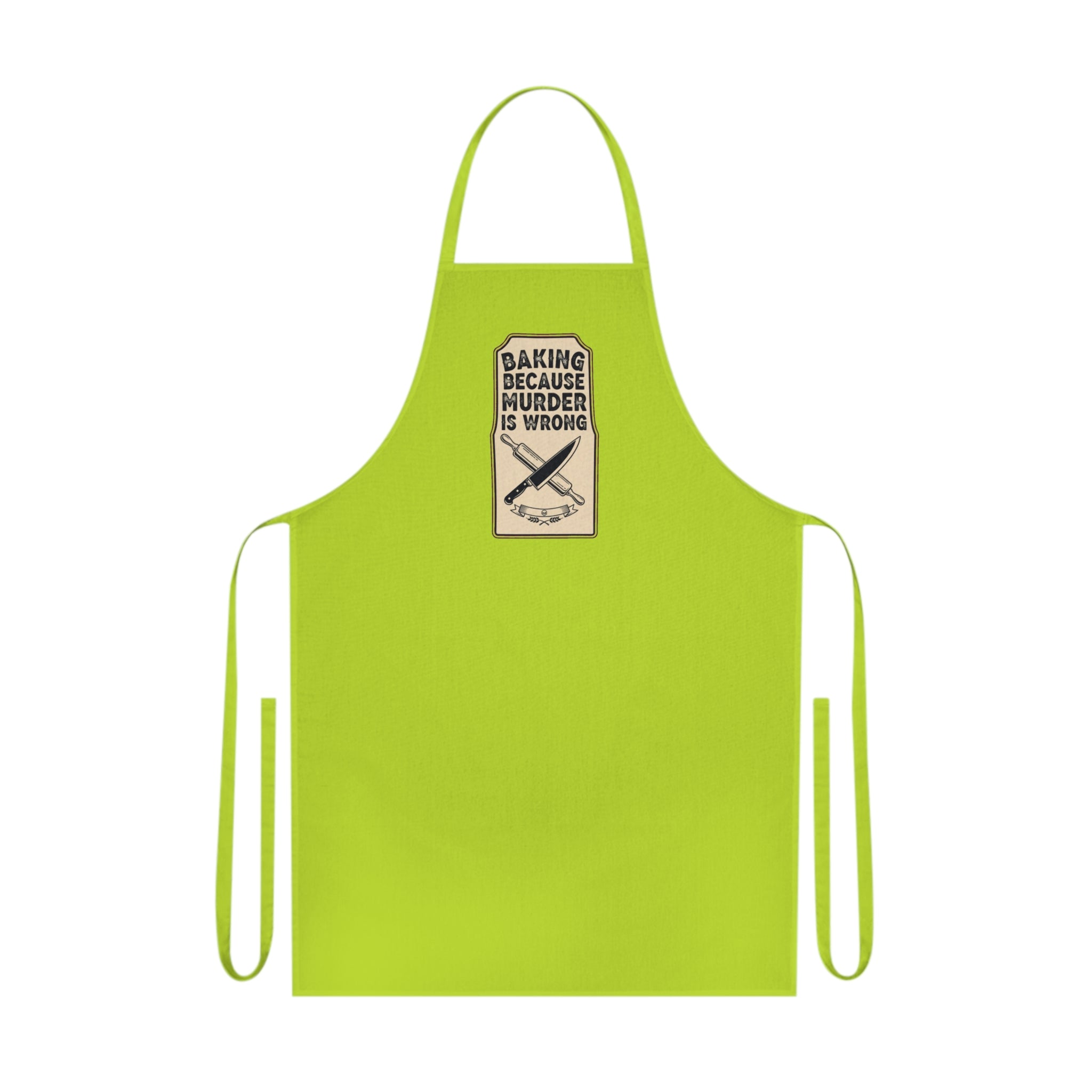 Funny Baker Apron - Dark Humor Kitchen Gift for Baking Obsessed Women