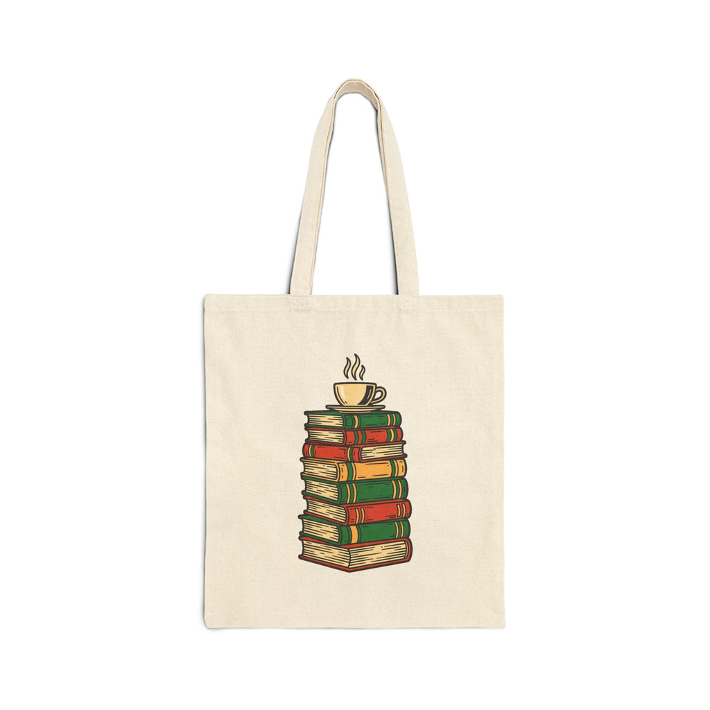 Bookish Tote Bag for Readers | Literary Book Lover Coffee Gift