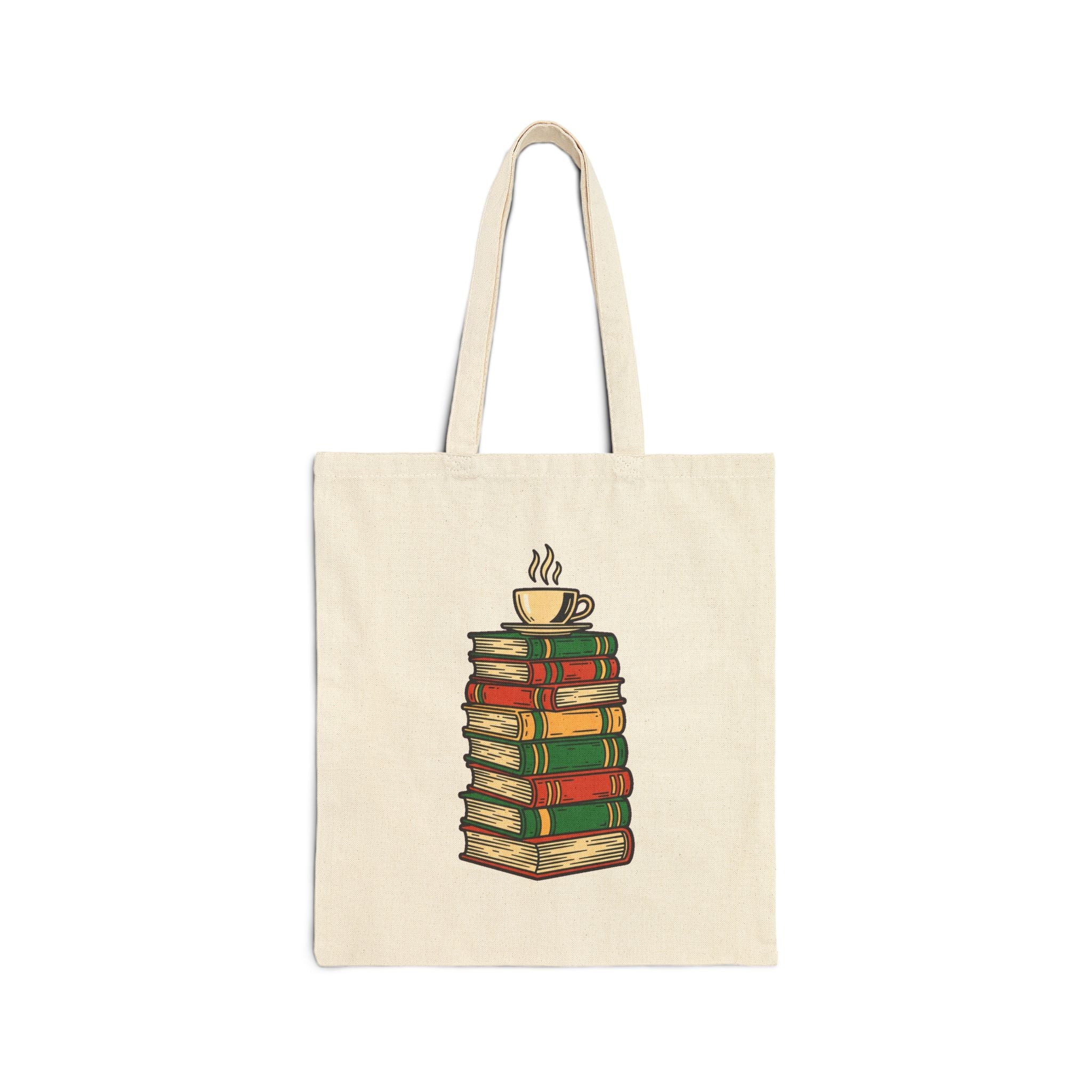 Bookish Tote Bag for Readers | Literary Book Lover Coffee Gift
