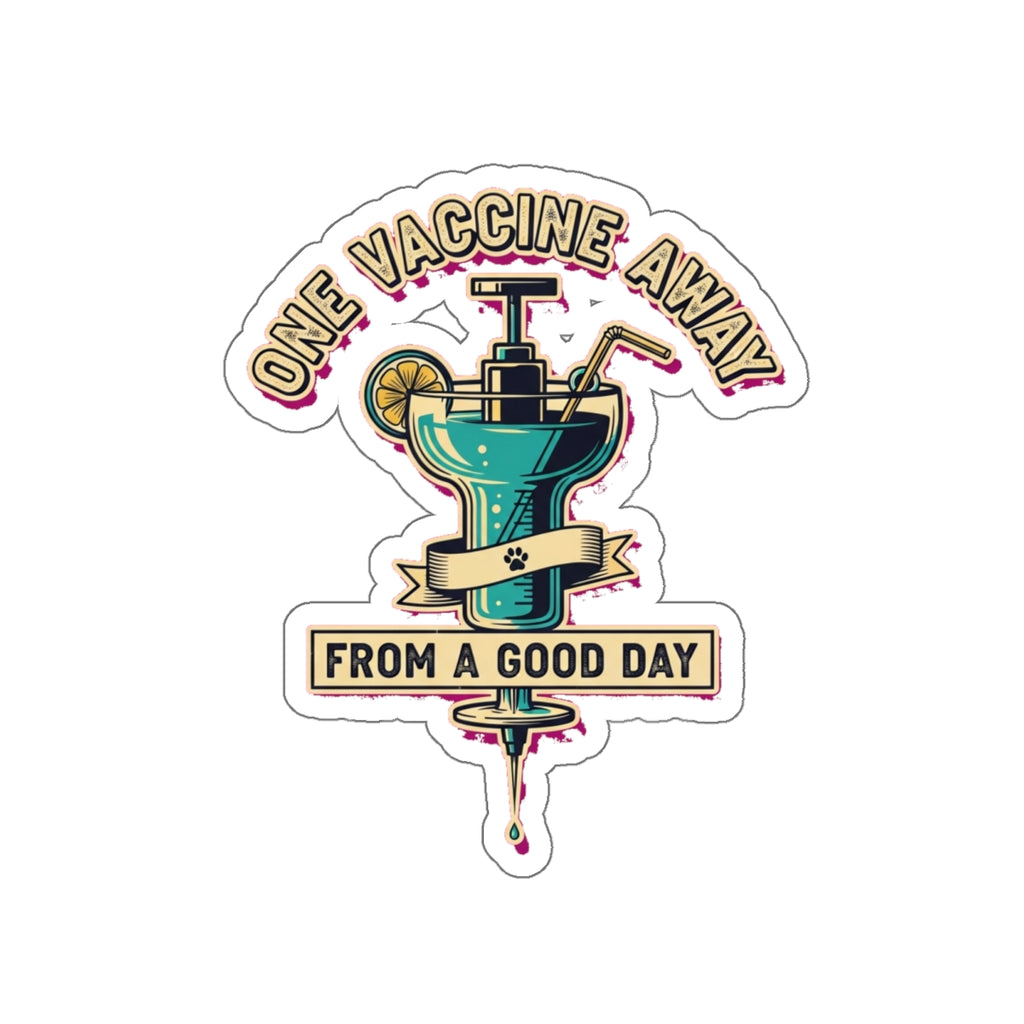 Funny Vet Tech Sticker | Dark Humor Veterinary Nurse Gift | Die-Cut Decal