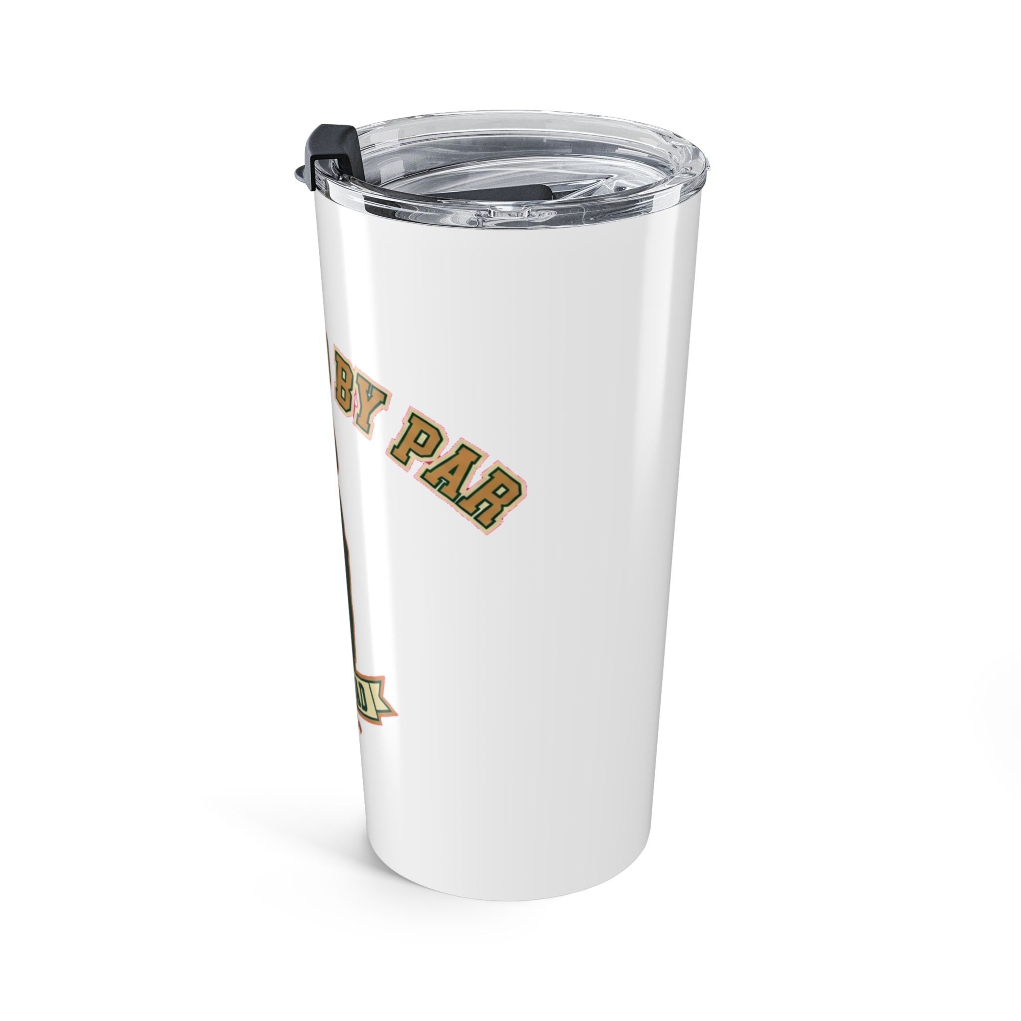 Golf Dad Tumbler - Vintage Golfer Silhouette Insulated Cup Gift