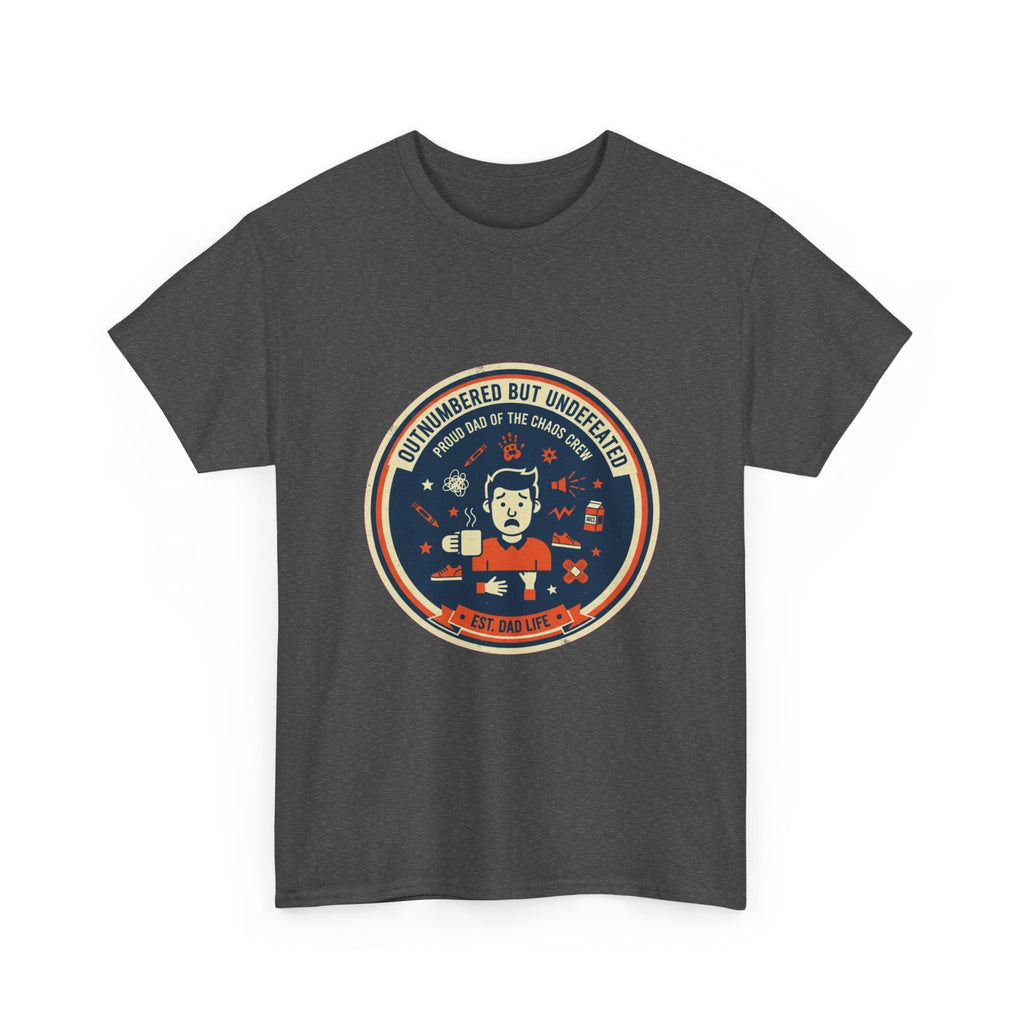Proud Dad of a Chaos Crew Funny Father's Day T-Shirt | Retro Dad Gift