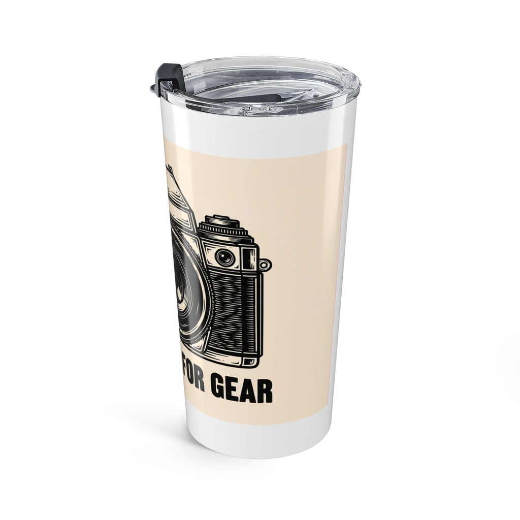 Photographer Dark Humor Tumbler - Vintage Camera Gift for Photography Nerds