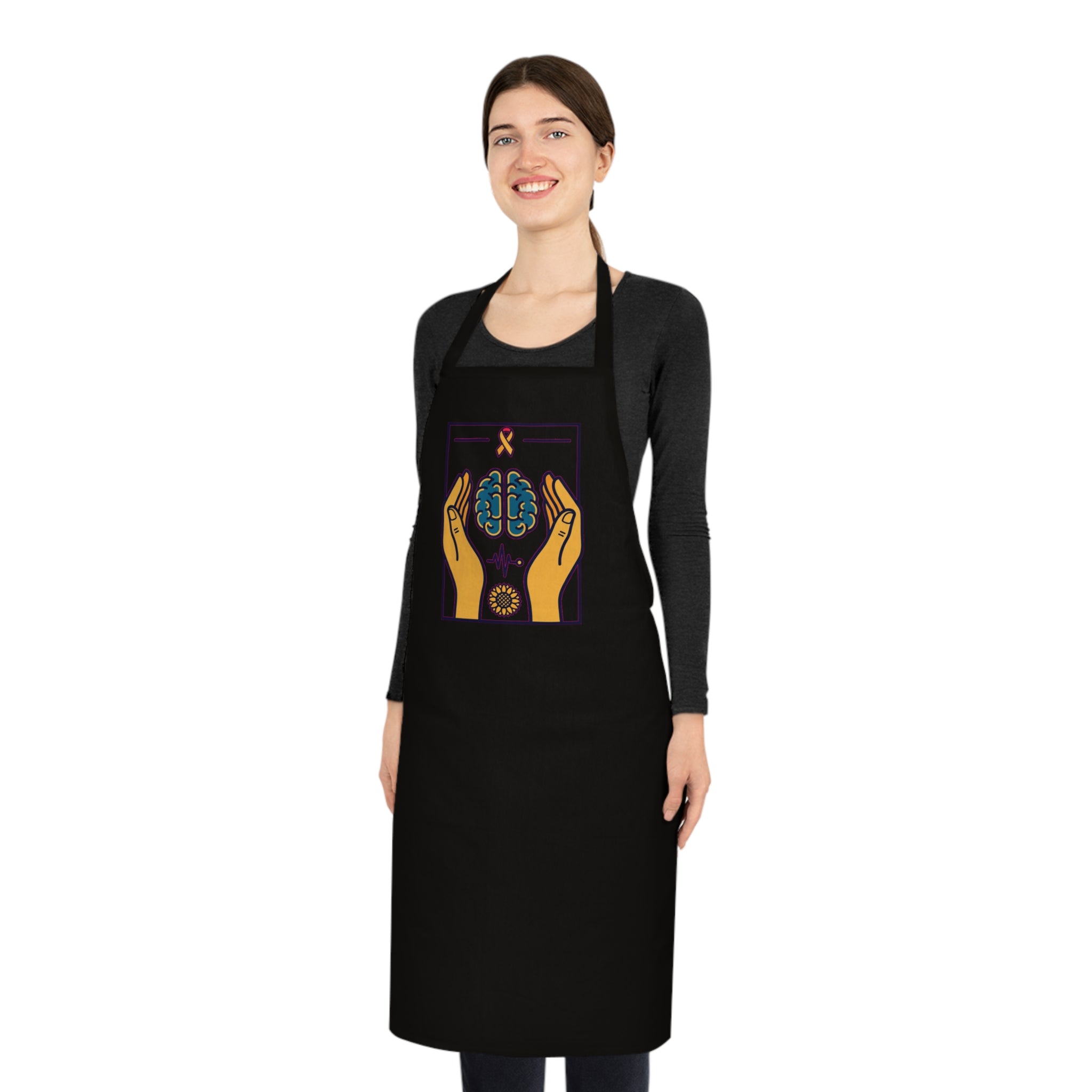 Mental Health Nurse Apron | Psychiatric Nursing Gift | Brain Care Advocate