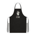 ICU Nurse Apron | Dark Humor Medical Heart Graphic | Critical Care Gift