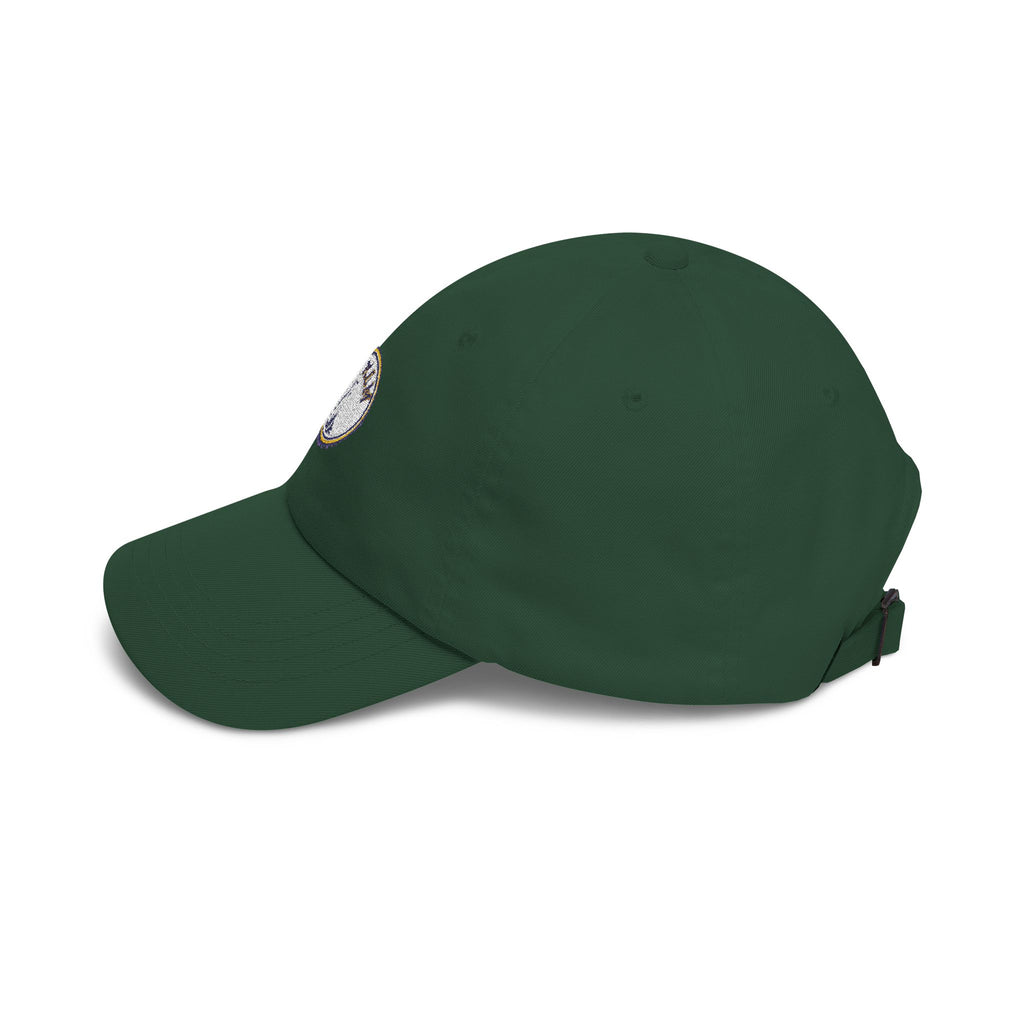 Cat Mom Embroidered Dad Cap - Magenta Baseball Hat for Cat Lovers
