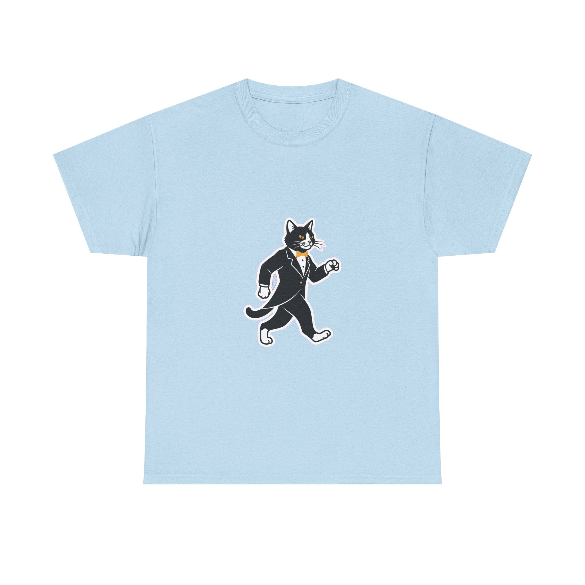 Tuxedo Cat Swagger T-Shirt | Funny Black & White Cat Art Tee for Cat Lovers