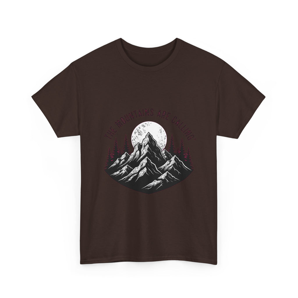 Gothic Mountain T-Shirt | Dark Nature Apparel | Woodcut Peak Tee
